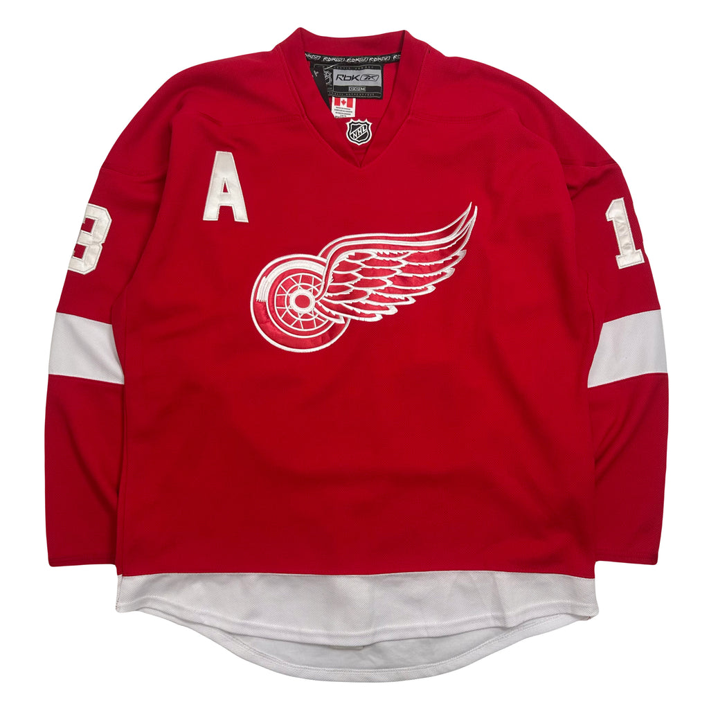 Reebok Detroit Red Wings NHL Datsyuk #13 Jersey 52