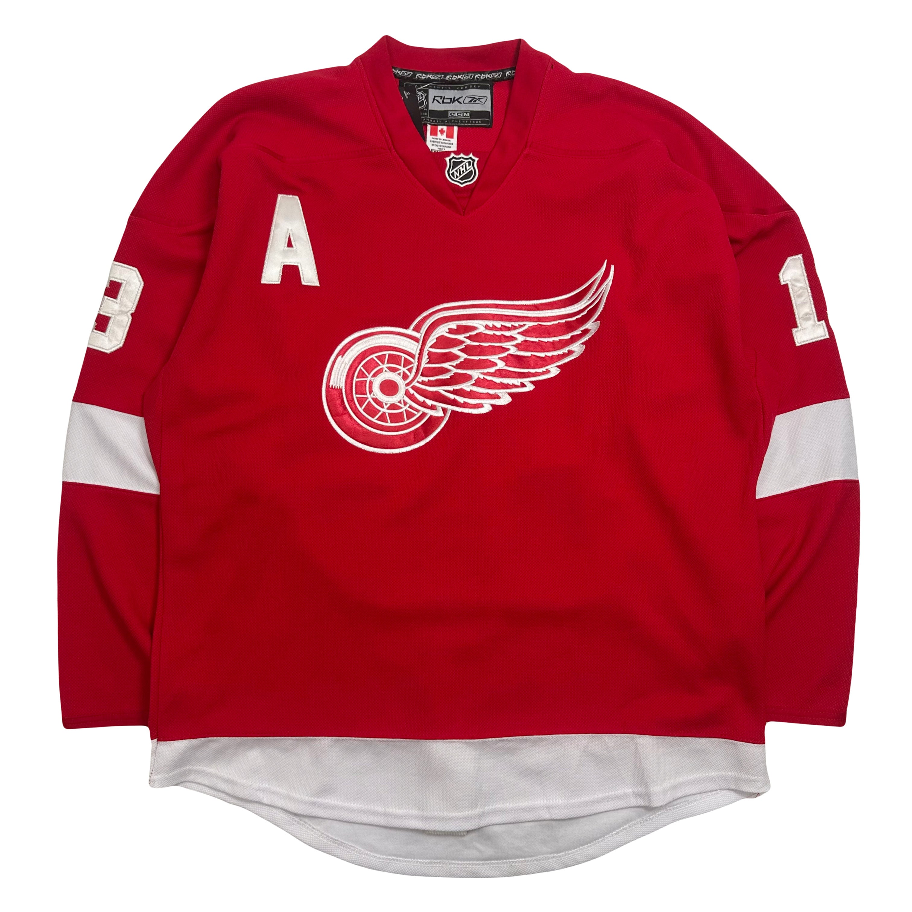Reebok Detroit Red Wings NHL Datsyuk #13 Jersey 52