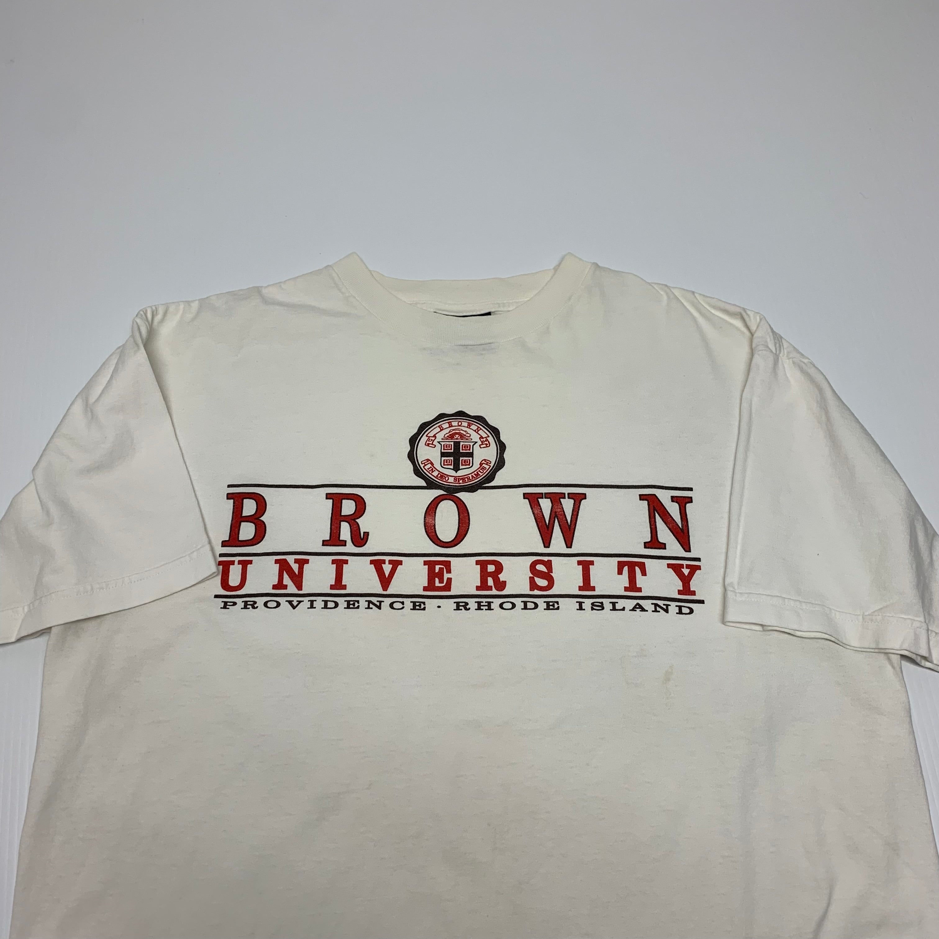 Vintage Brown University Tee L