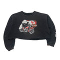 Harley Davidson Polar Bear Ontario Canada Cropped Crewneck XL