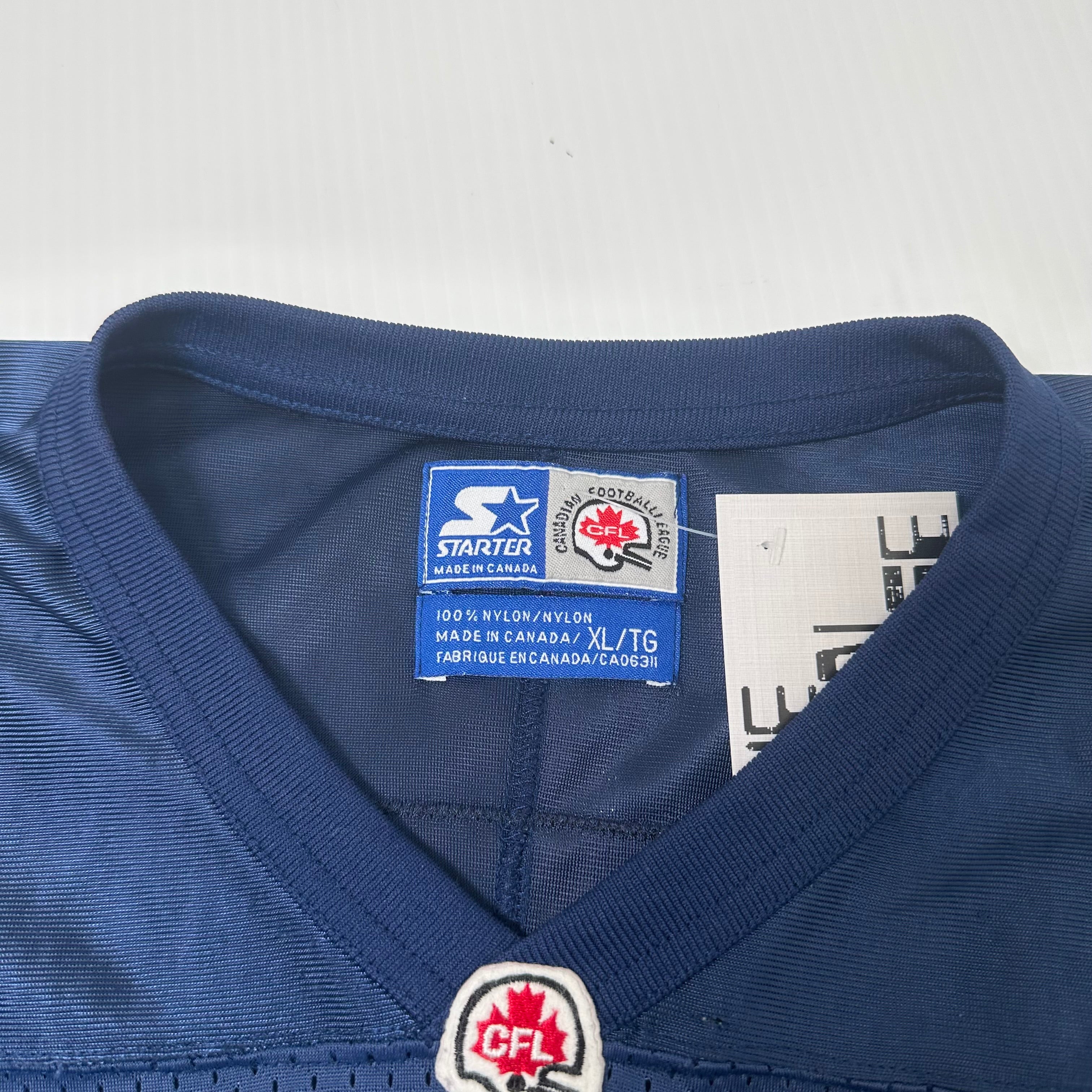 Vintage Starter Toronto Argonauts Clemons #31 CFL Jersey XL