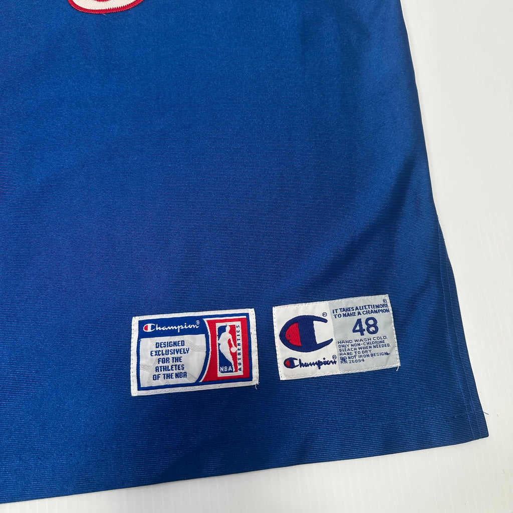 Vintage Champion Philadelphia Sixers Allen Iverson Authentic Jersey XL