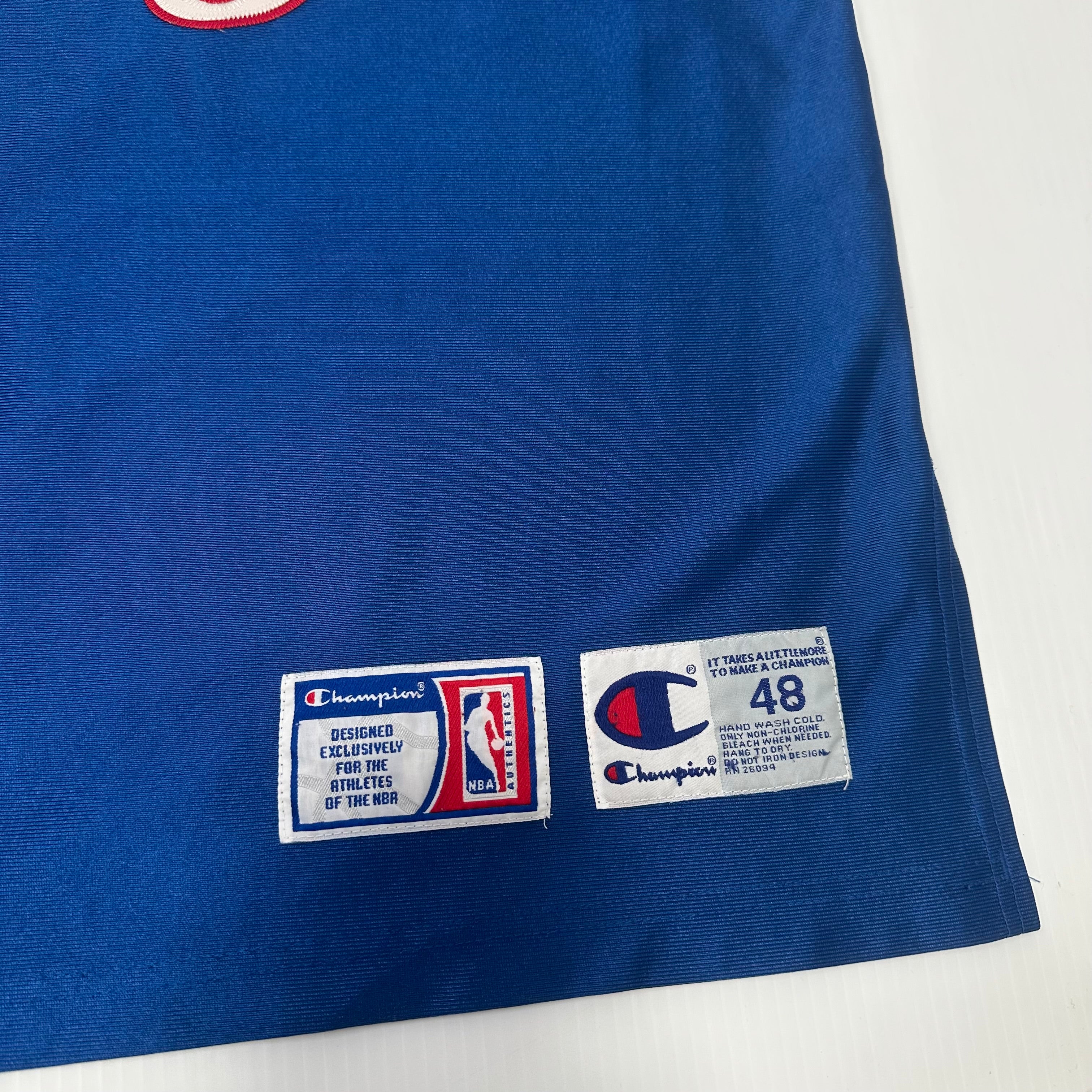 Vintage Champion Philadelphia Sixers Allen Iverson Authentic Jersey XL