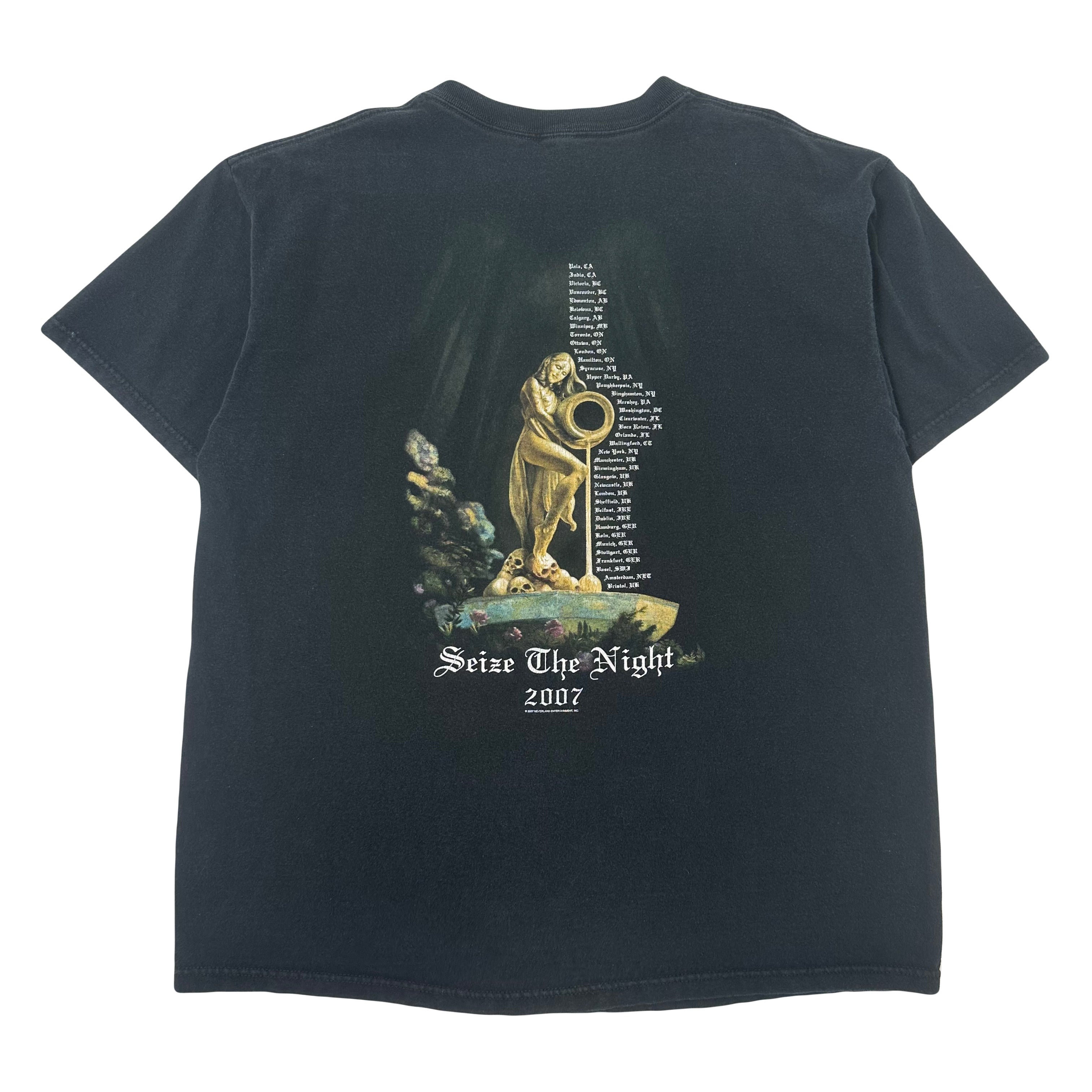 2007 Meat Loaf Bat Out Of Hell Tour Tee XL