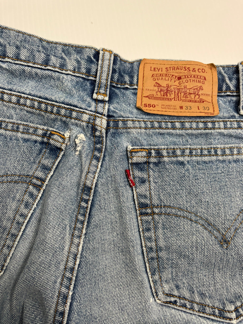 Vintage Levi's 550 Light Wash Denim 31