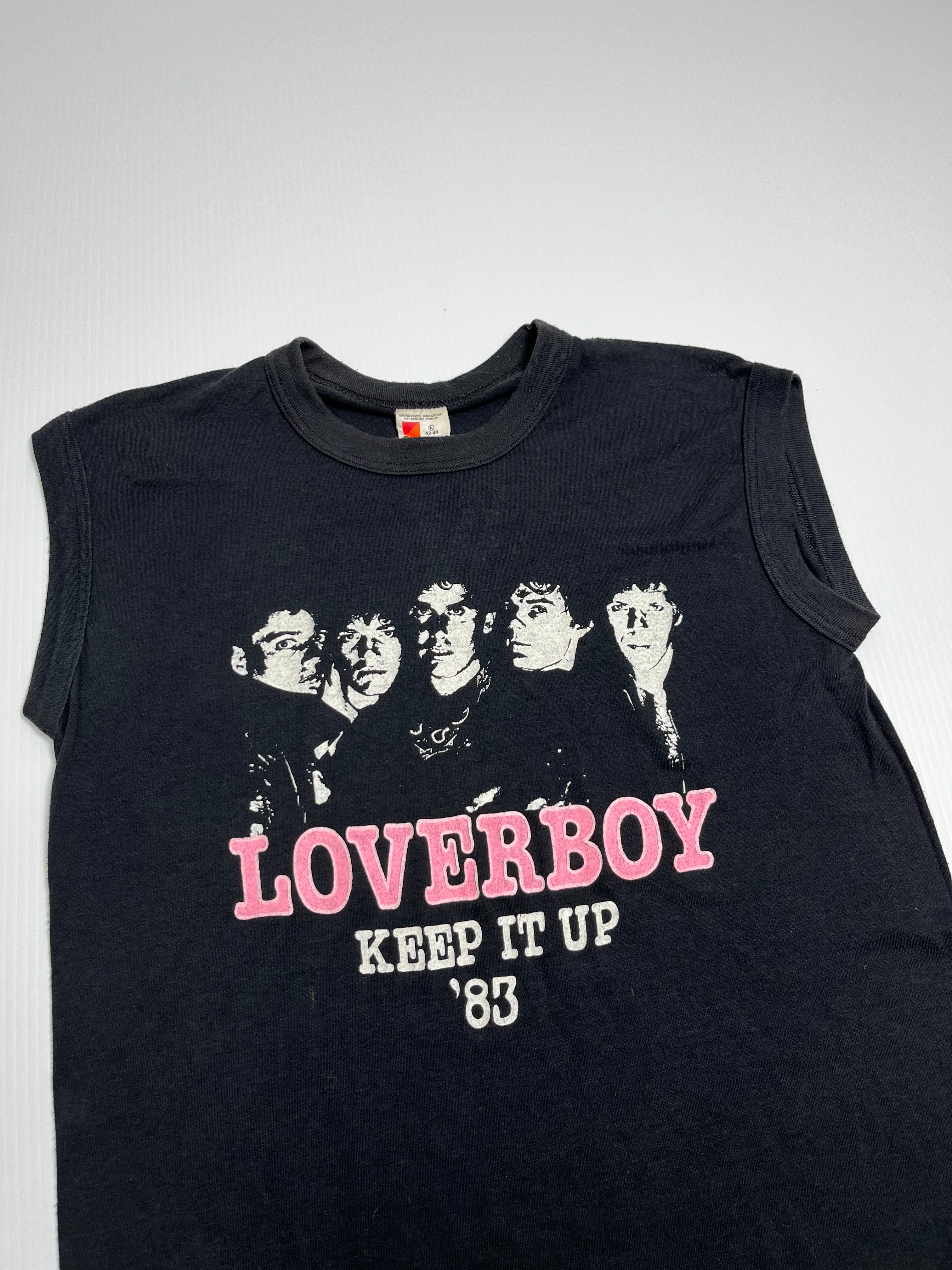 1983 Loverboy Keep It Up Sleeveless Shirt L
