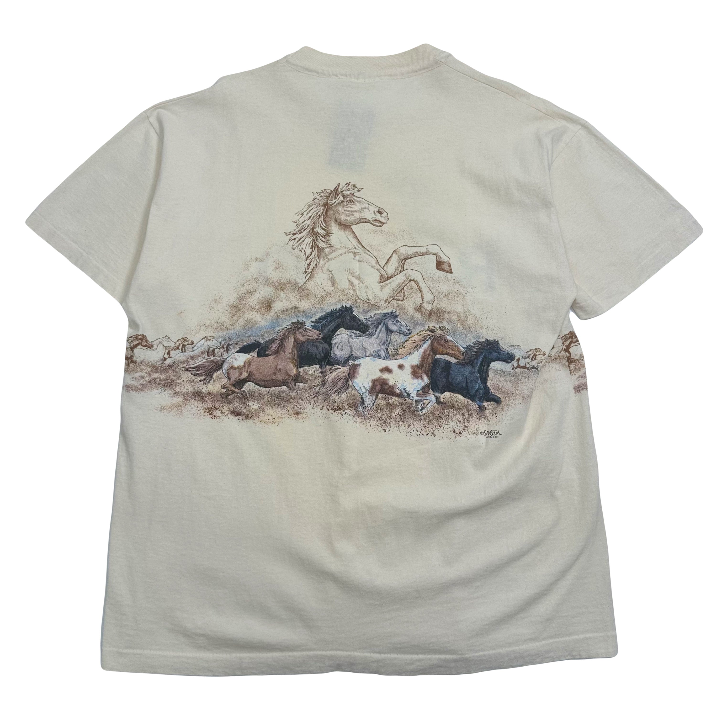 Vintage Reno Horses Graphic Tee XL