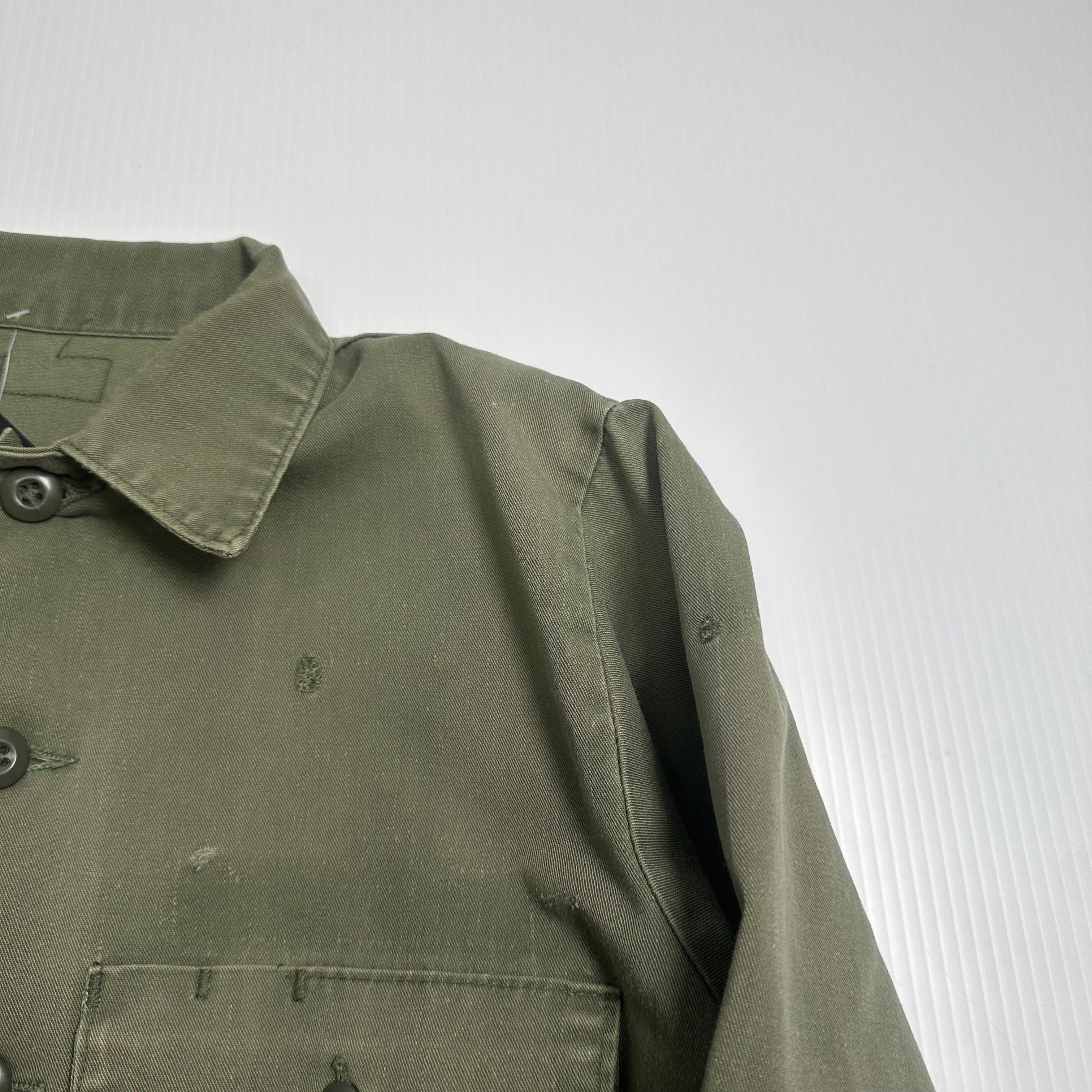 Vintage OG-507 Military Button Up Shirt L