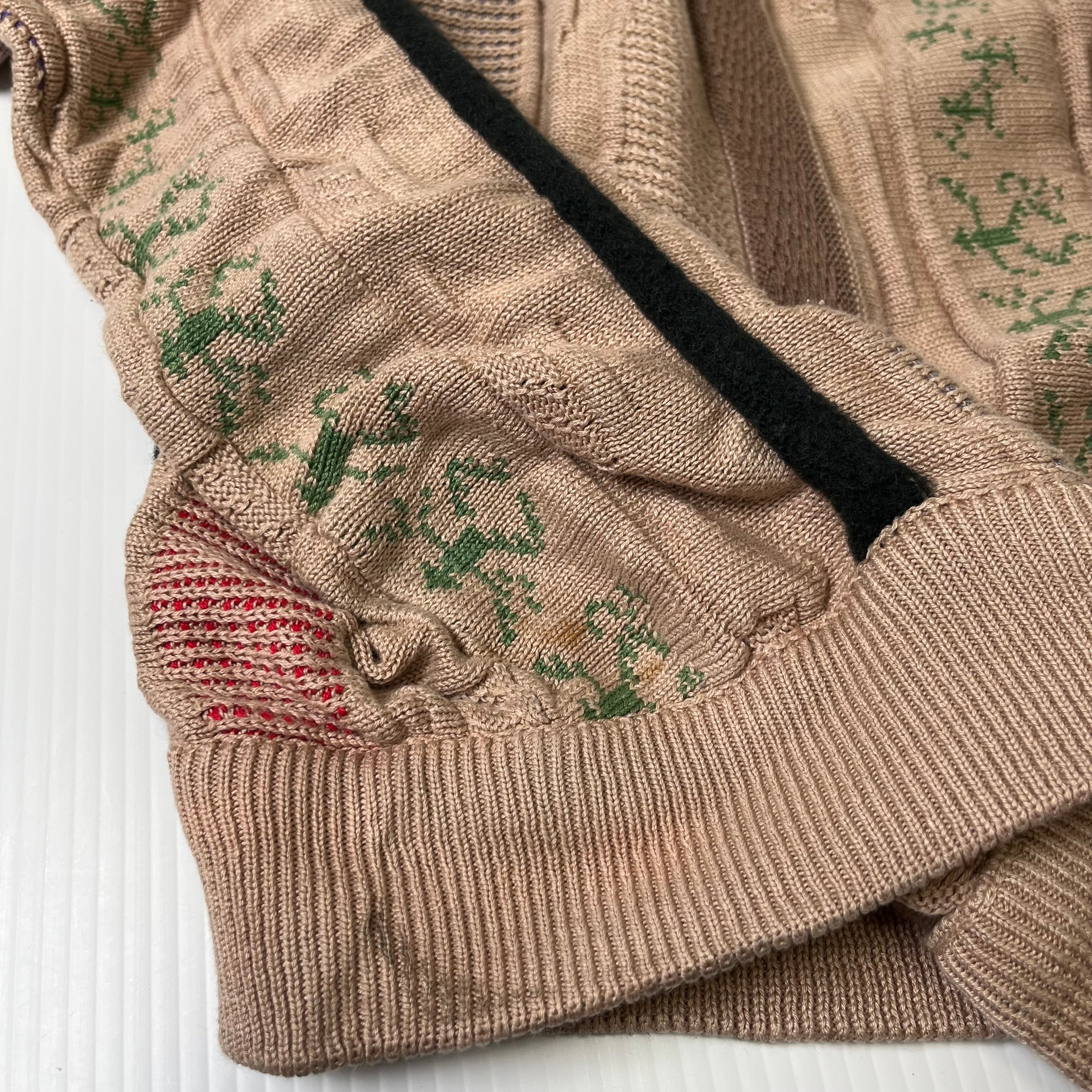 Vintage Coogi Australia 3D Pattern Knit Sweater L