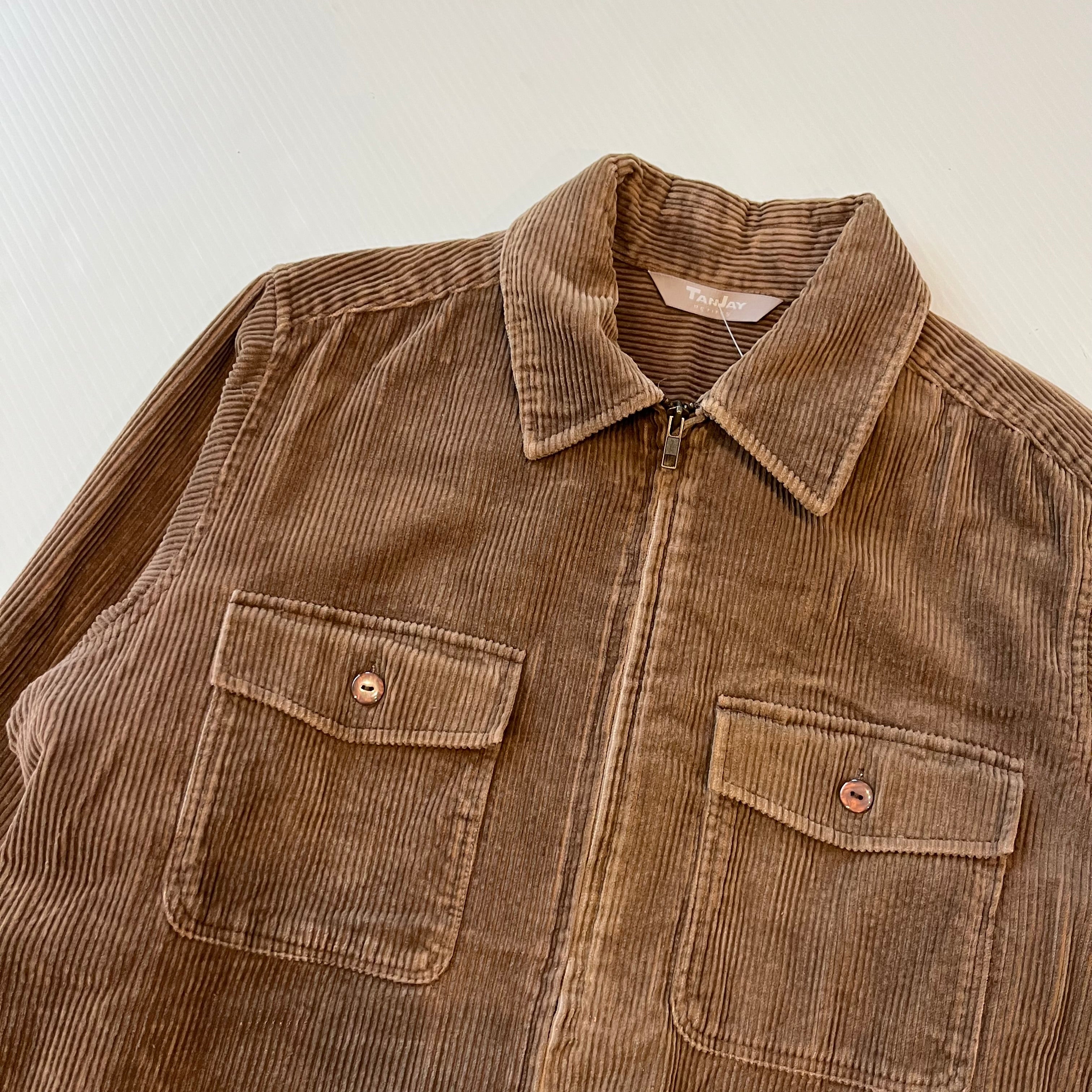 TanJay Corduroy Full Zip Light Jacket Women's M