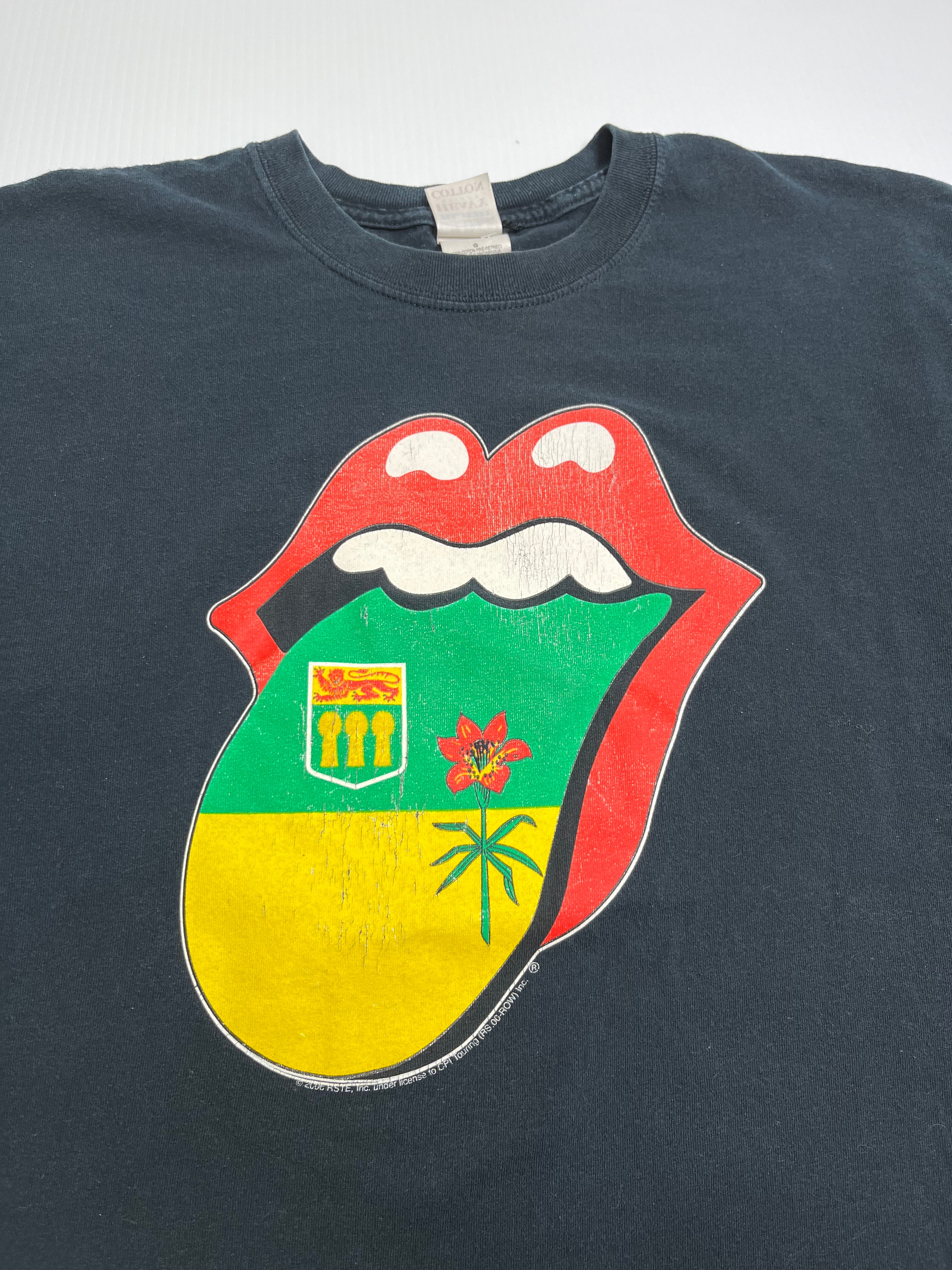 2006 Rolling Stones Saskatchewan Tour Tee L