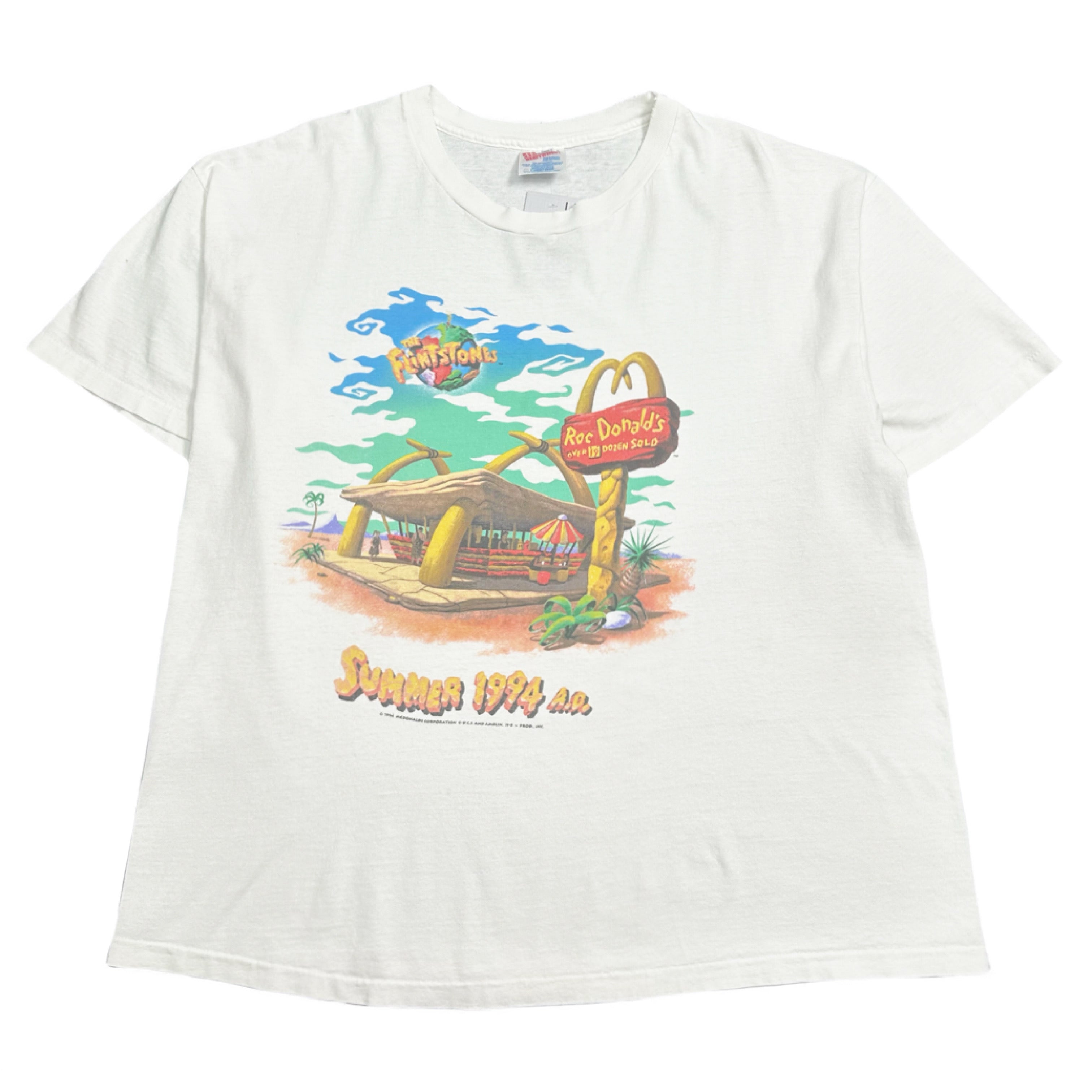 1994 The Flintstones Roc Donald's Graphic Tee XL