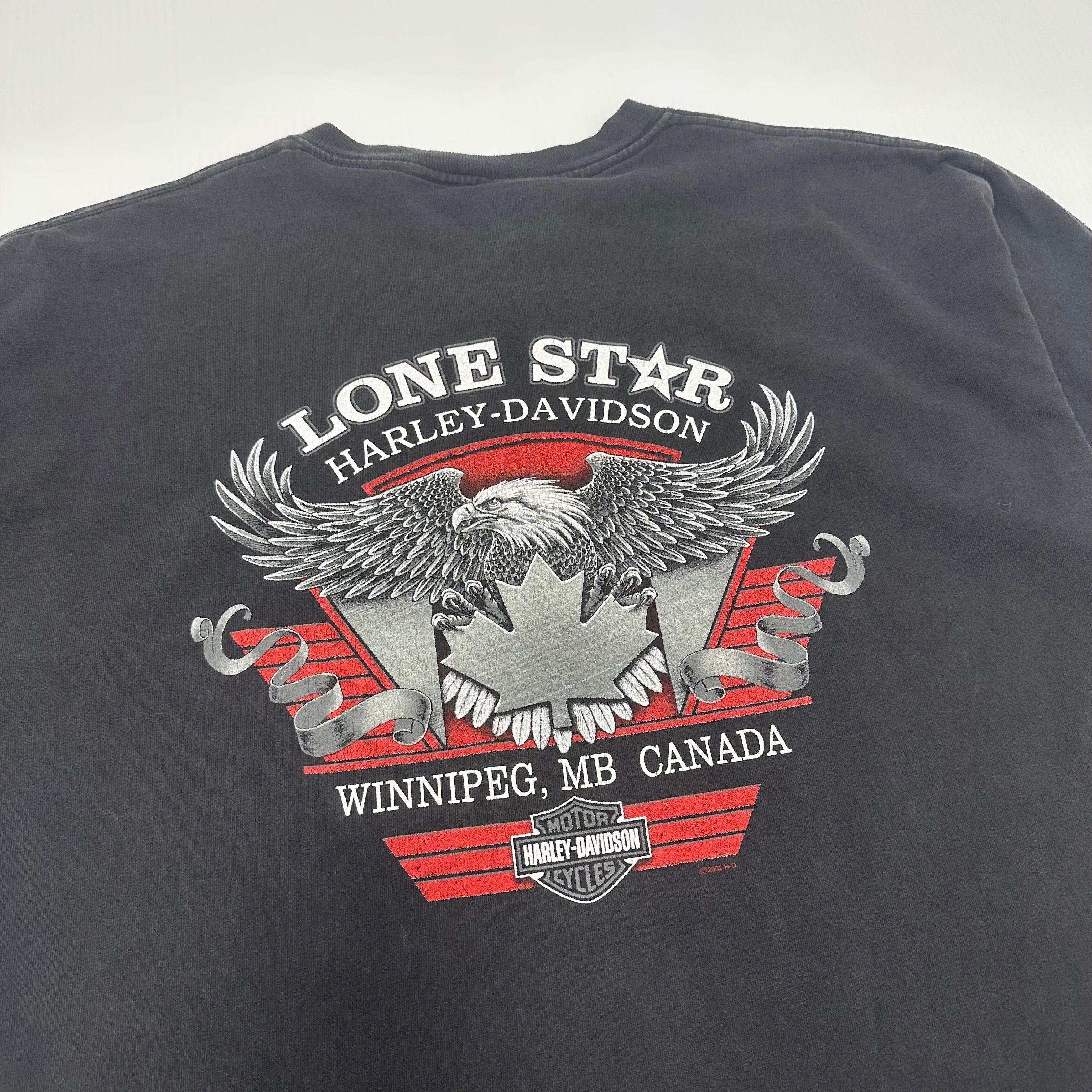 2002 Harley Davidson Lone Star Winnipeg Tee XL