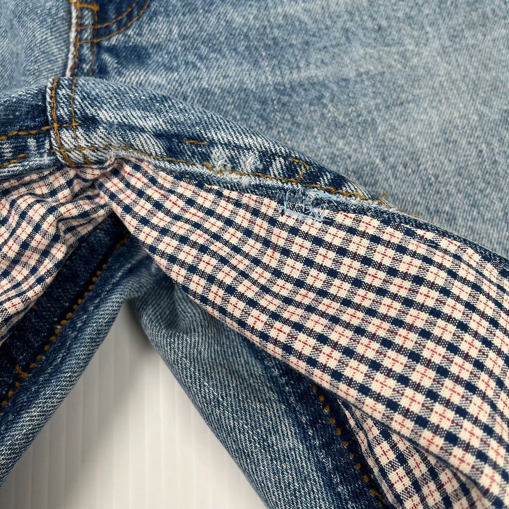 Rework Vintage Levi's x England Baggy Denim Shorts