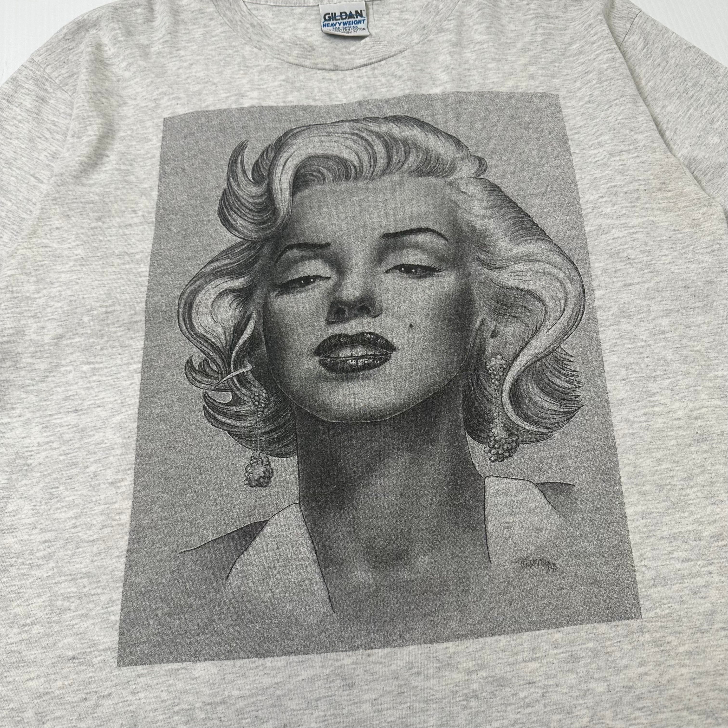 Vintage Marilyn Monroe Portrait Graphic Tee L