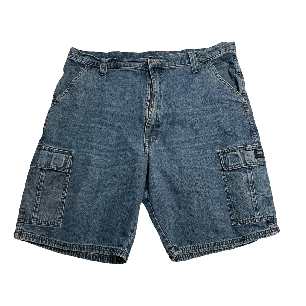 Vintage Wrangler Cargo Denim Shorts 36