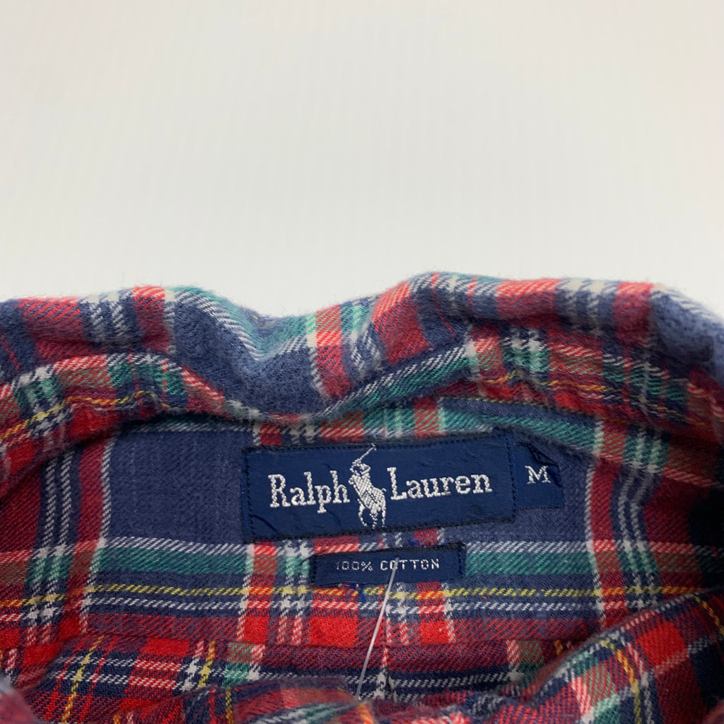 90s Ralph Lauren Plaid Button-Up M