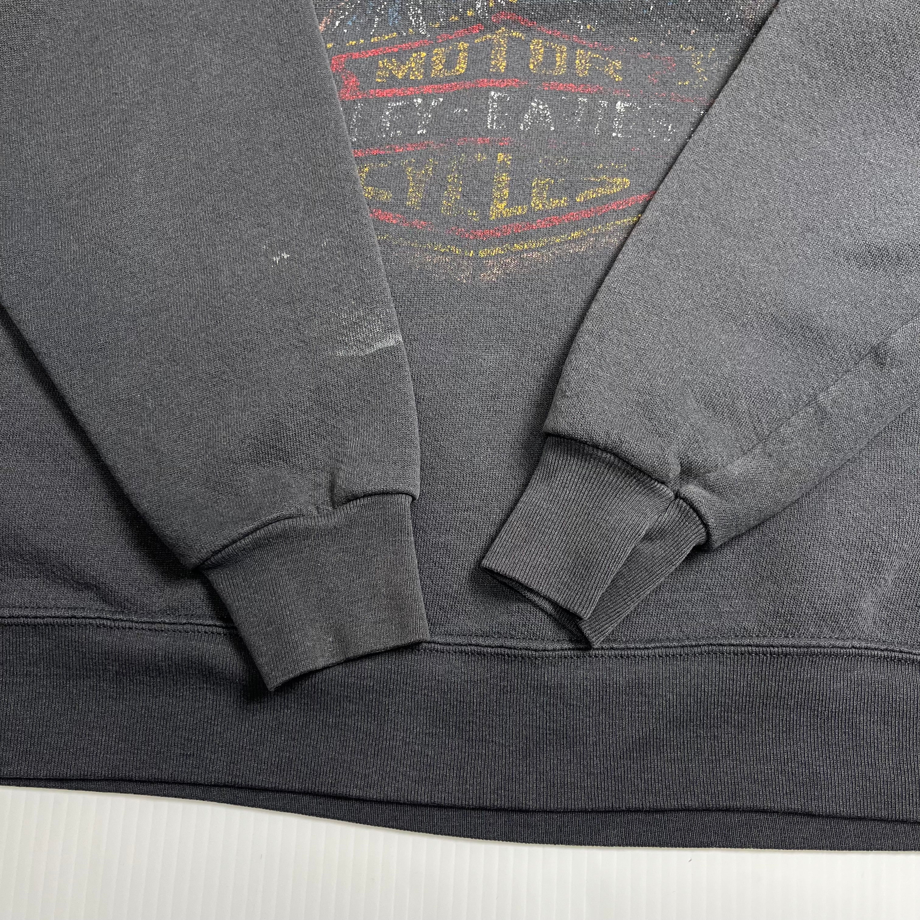 Vintage Harley Davidson Faded Crewneck L