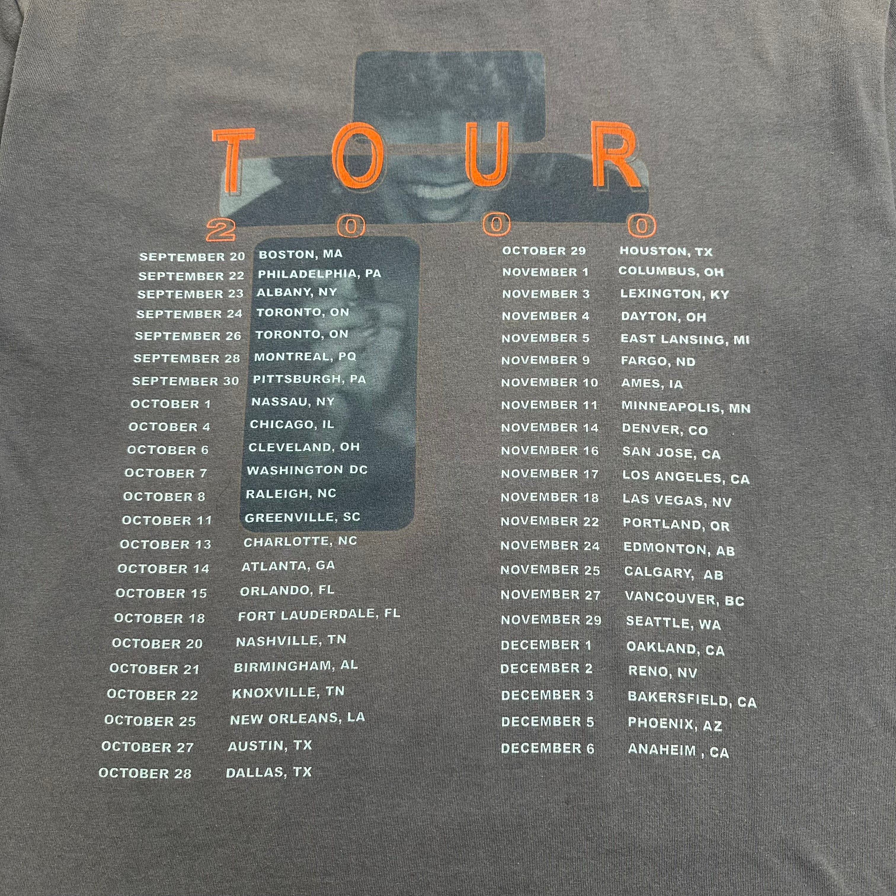 2000 Tina Turner 24/7 Tour Tee L