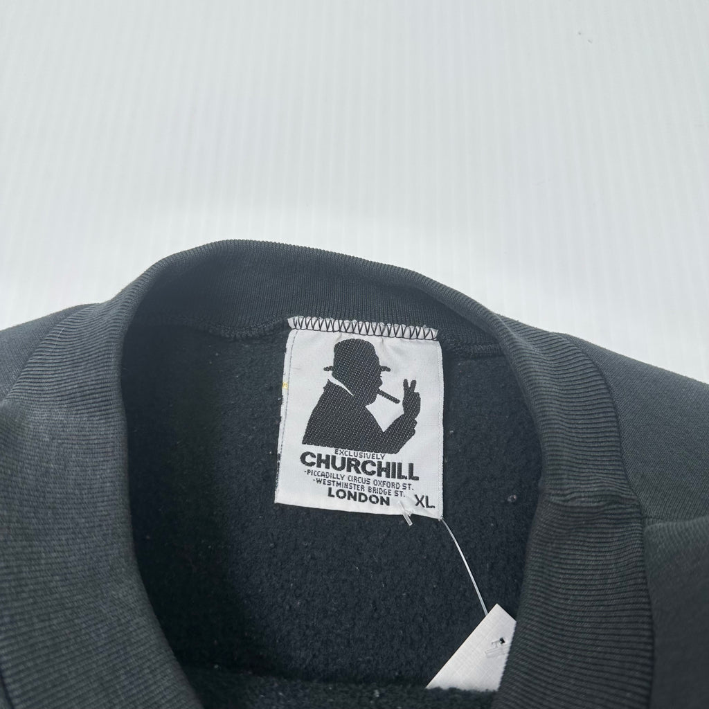 Vintage London England Embroidered Crewneck XL