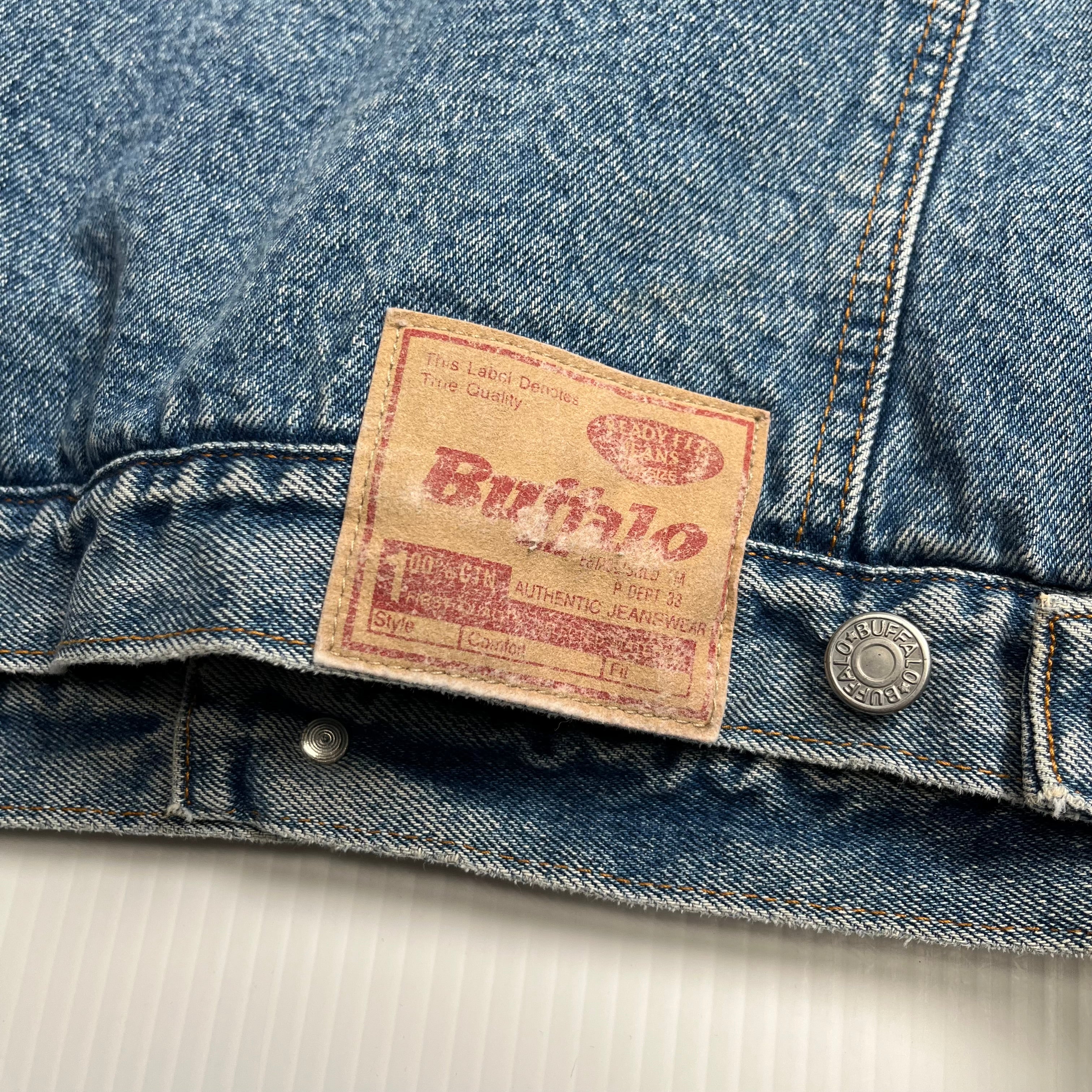 Vintage Buffalo Jeanswear Sherpa Lined Jacket S