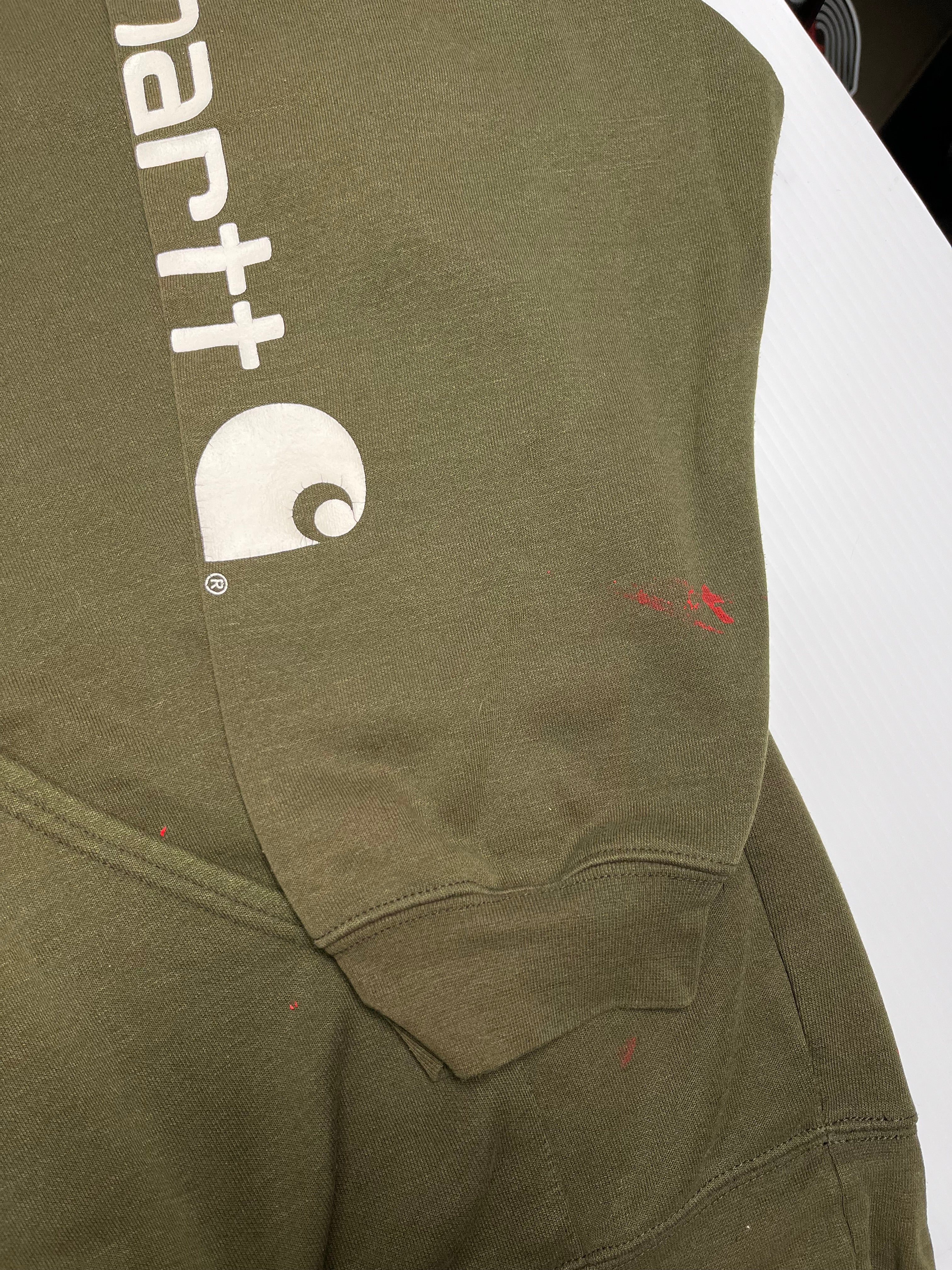 Carhartt Faded Spellout Hoodie XXL