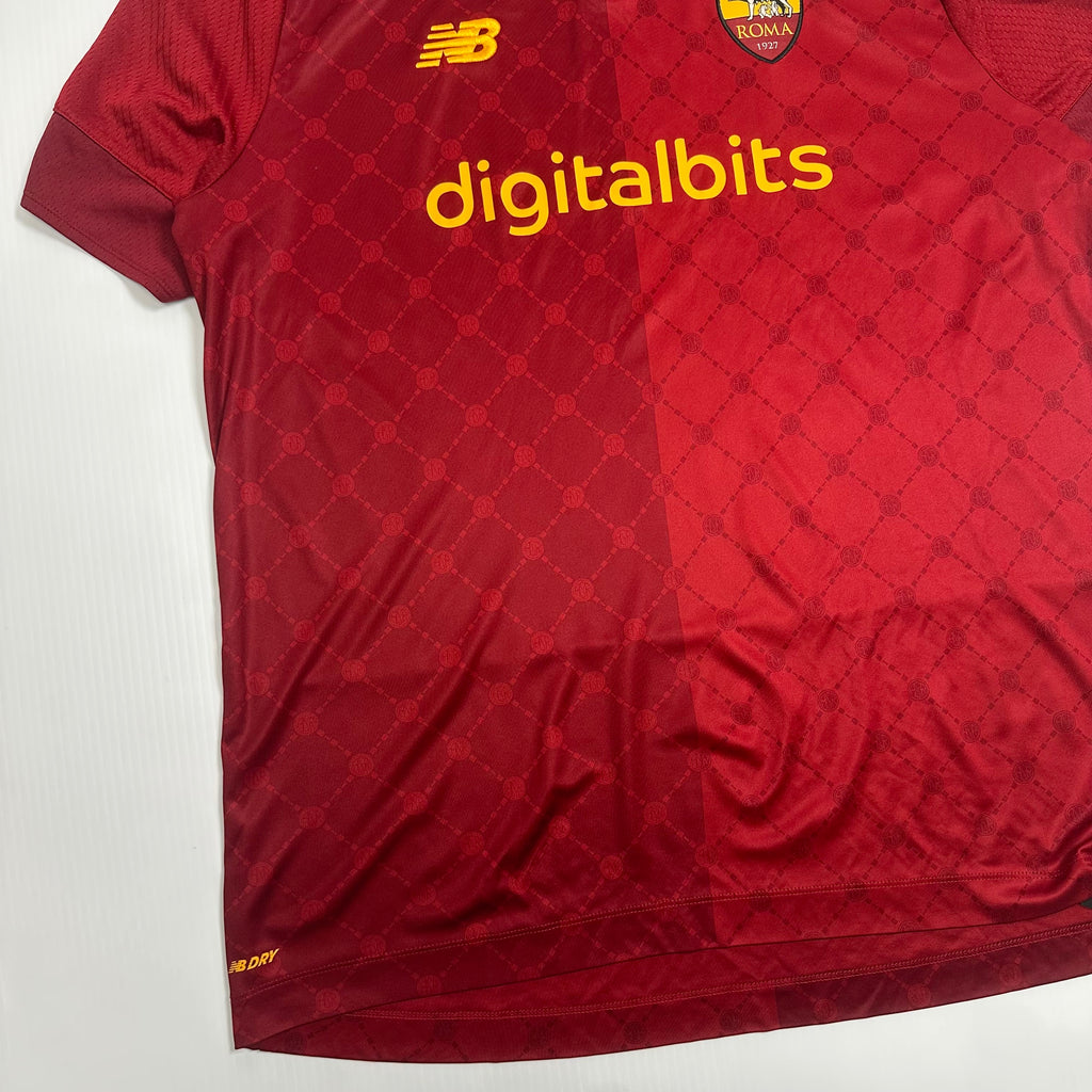 2022-23 New Balance AS Roma Home Kit XL