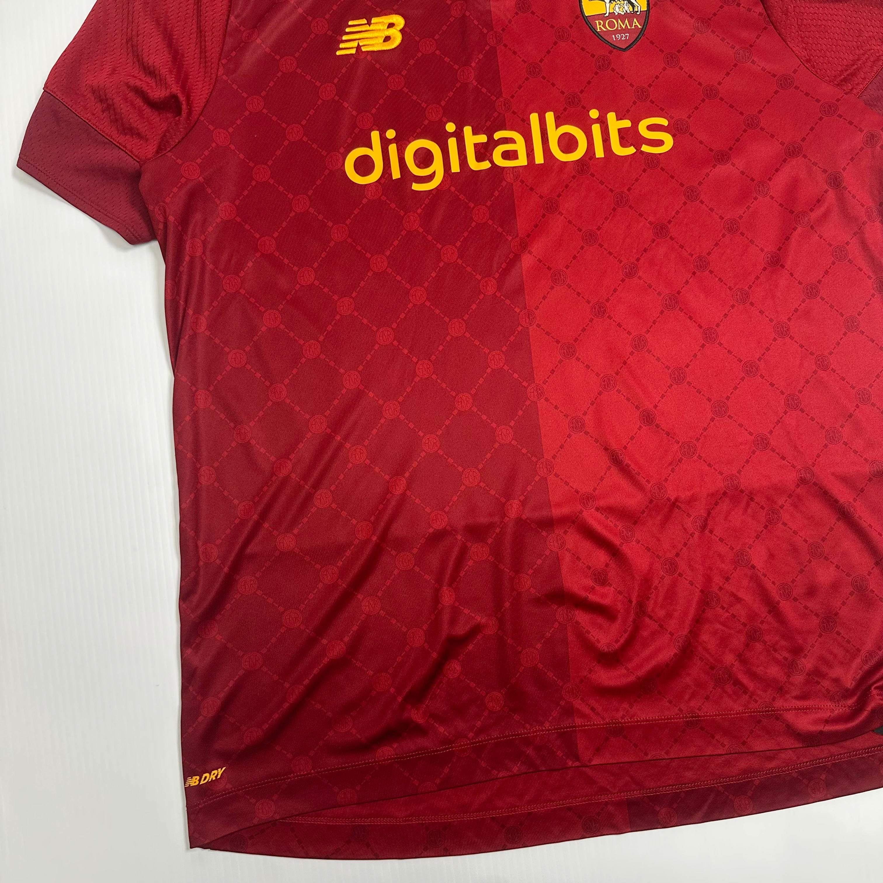 2022-23 New Balance AS Roma Home Kit XL