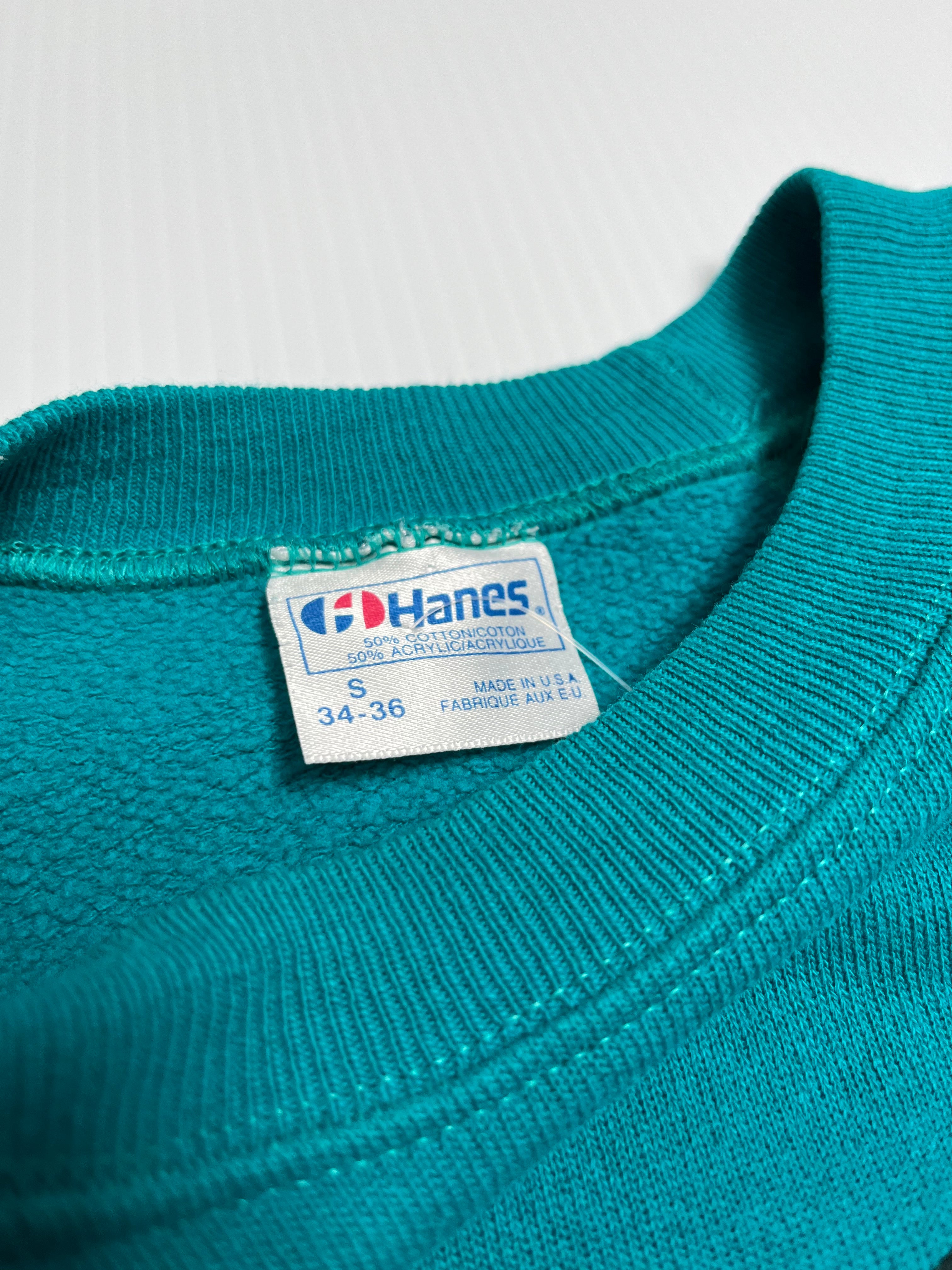90s Tresham Whale Art Crewneck S