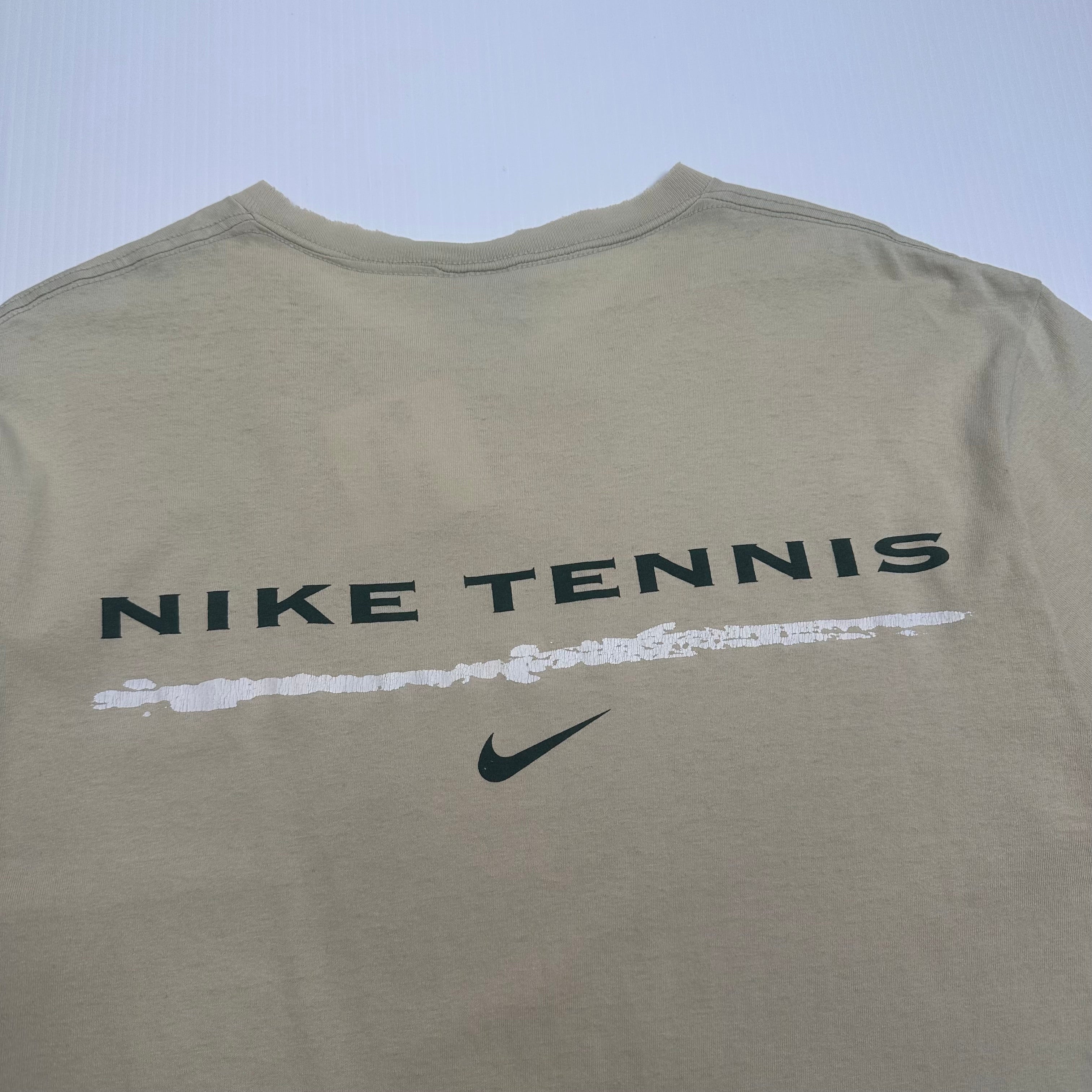 90s Nike Tennis It Takes Guts Tee XL