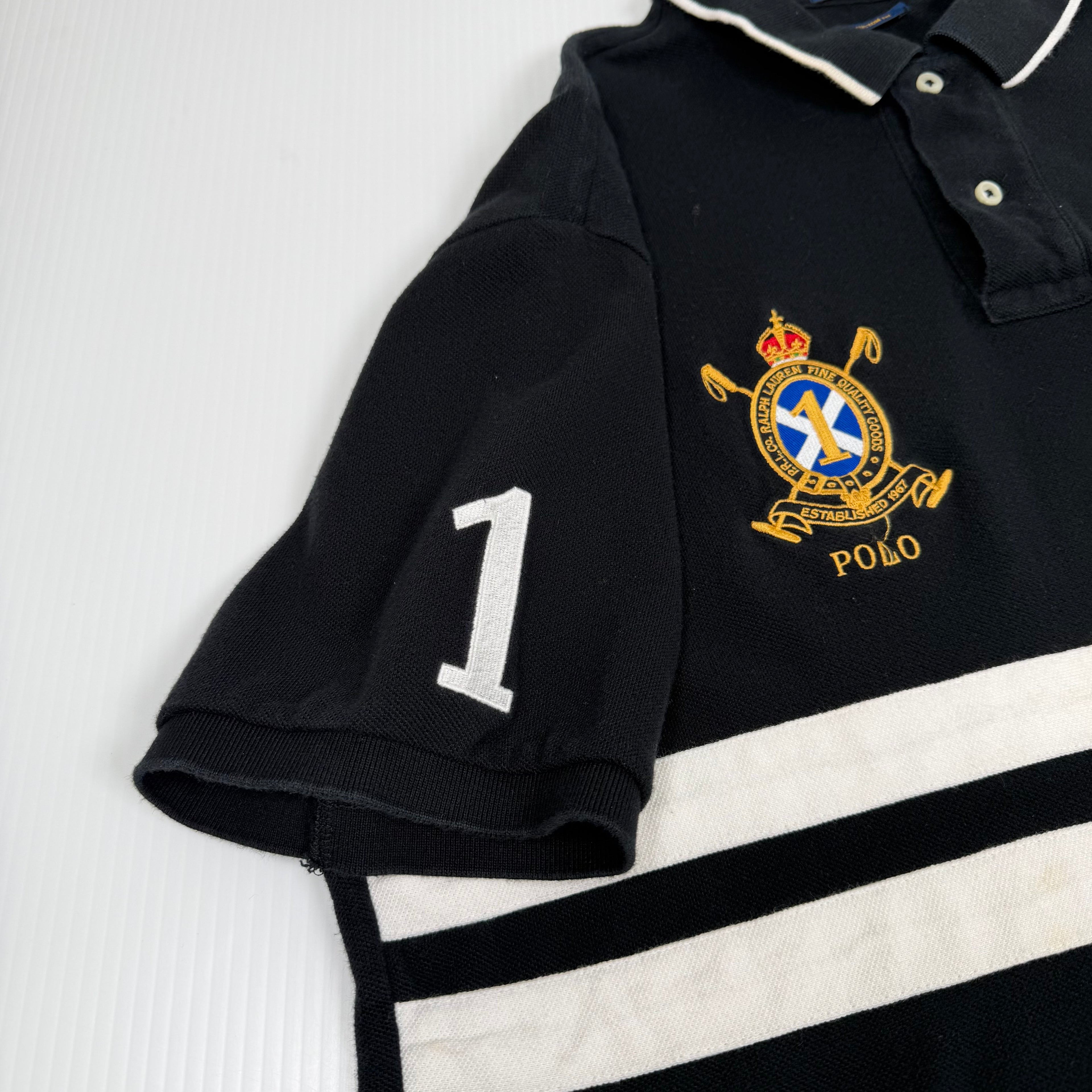 Polo Ralph Lauren Big Logo Stripe Polo Shirt XL