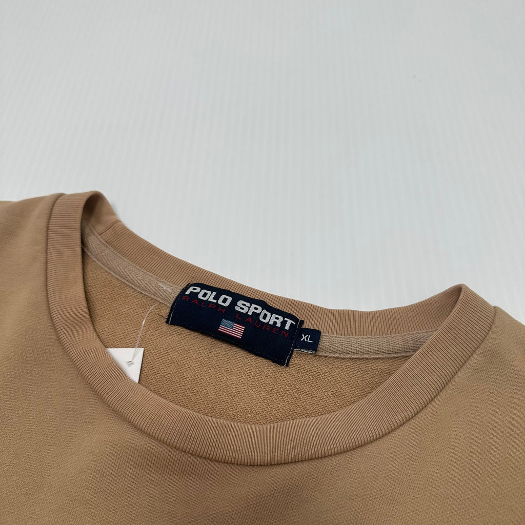 Vintage Polo Sport Beige Crewneck XL
