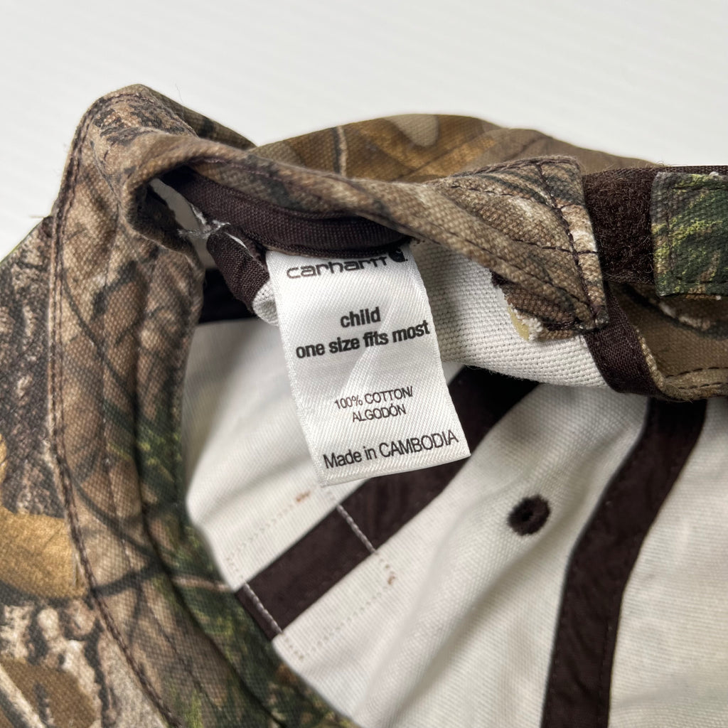 Carhartt Real Tree Camo Strapback Hat Youth