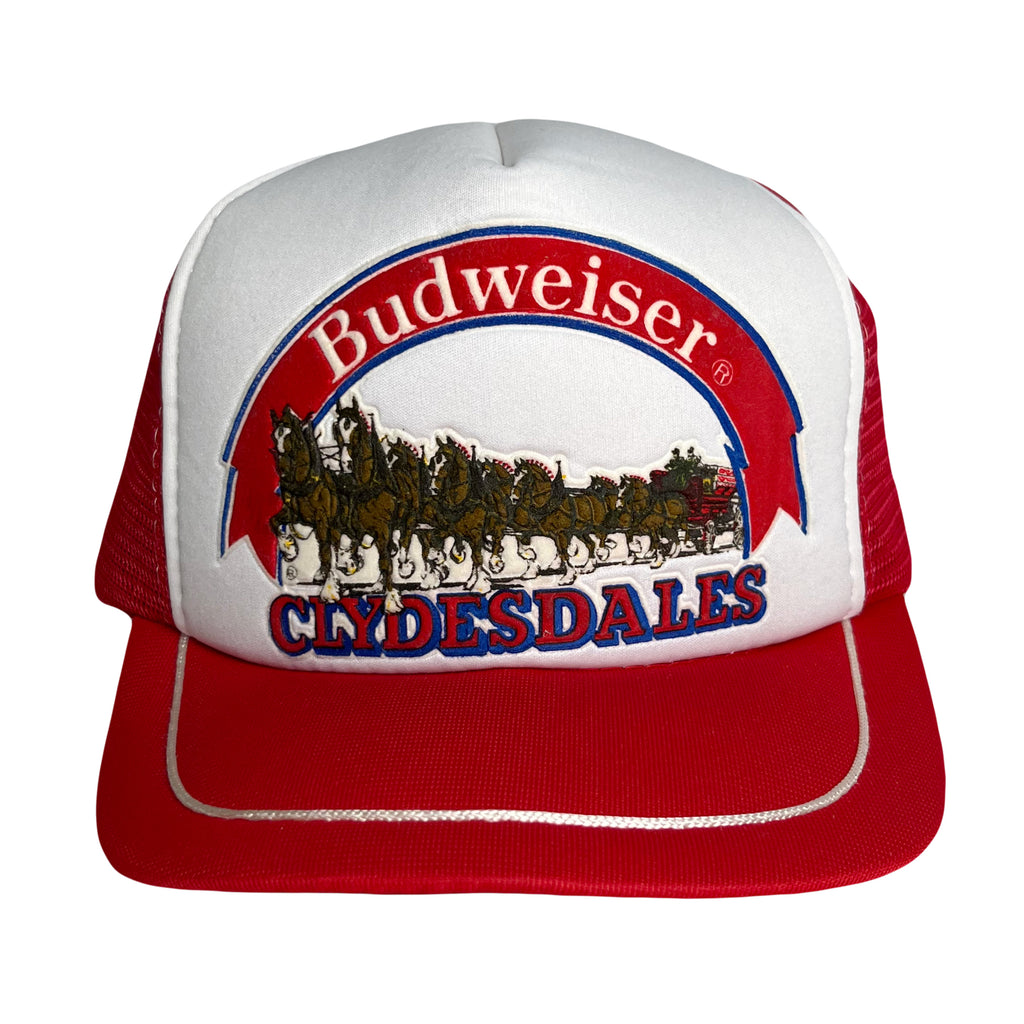 Budweiser Clydesdales Puff Print Trucker Hat