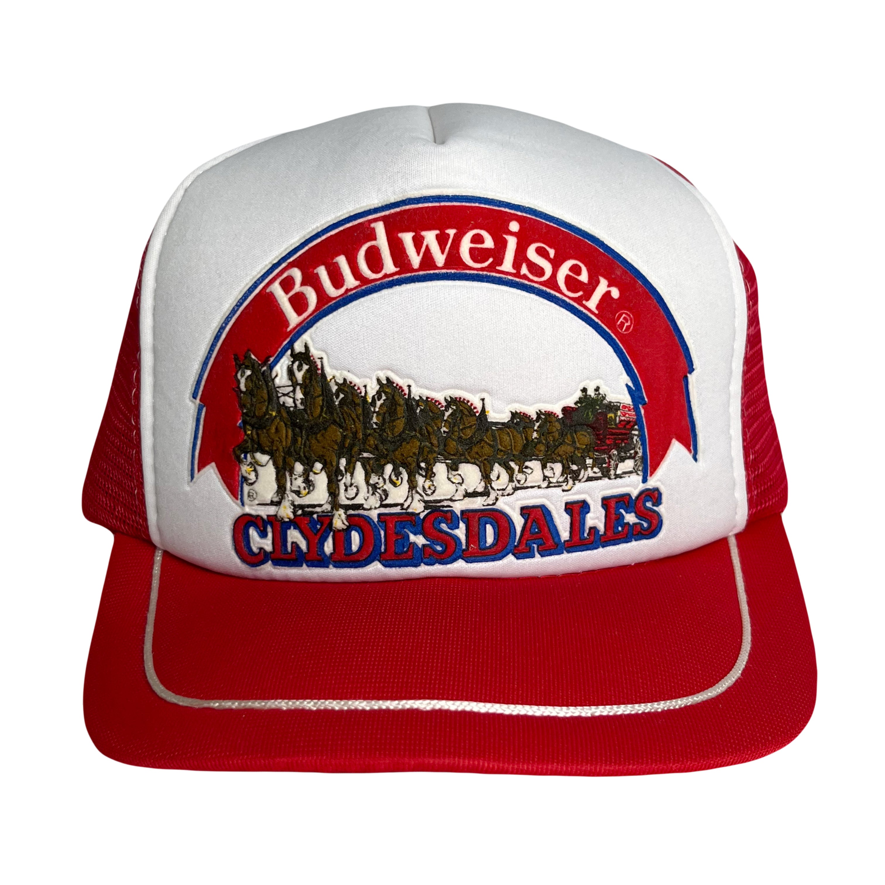 Budweiser Clydesdales Puff Print Trucker Hat