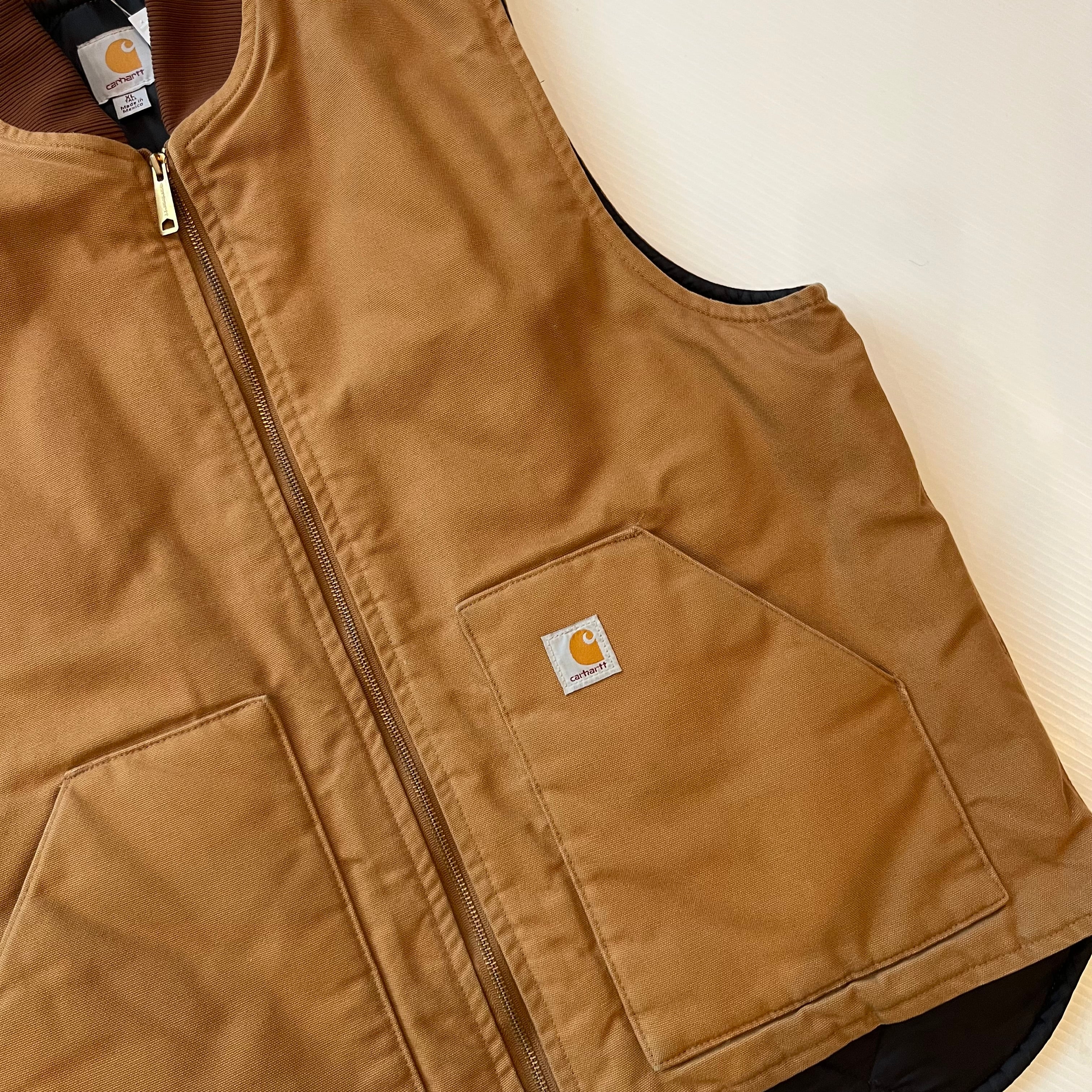 Vintage Carhartt Quilted Work Vest XL