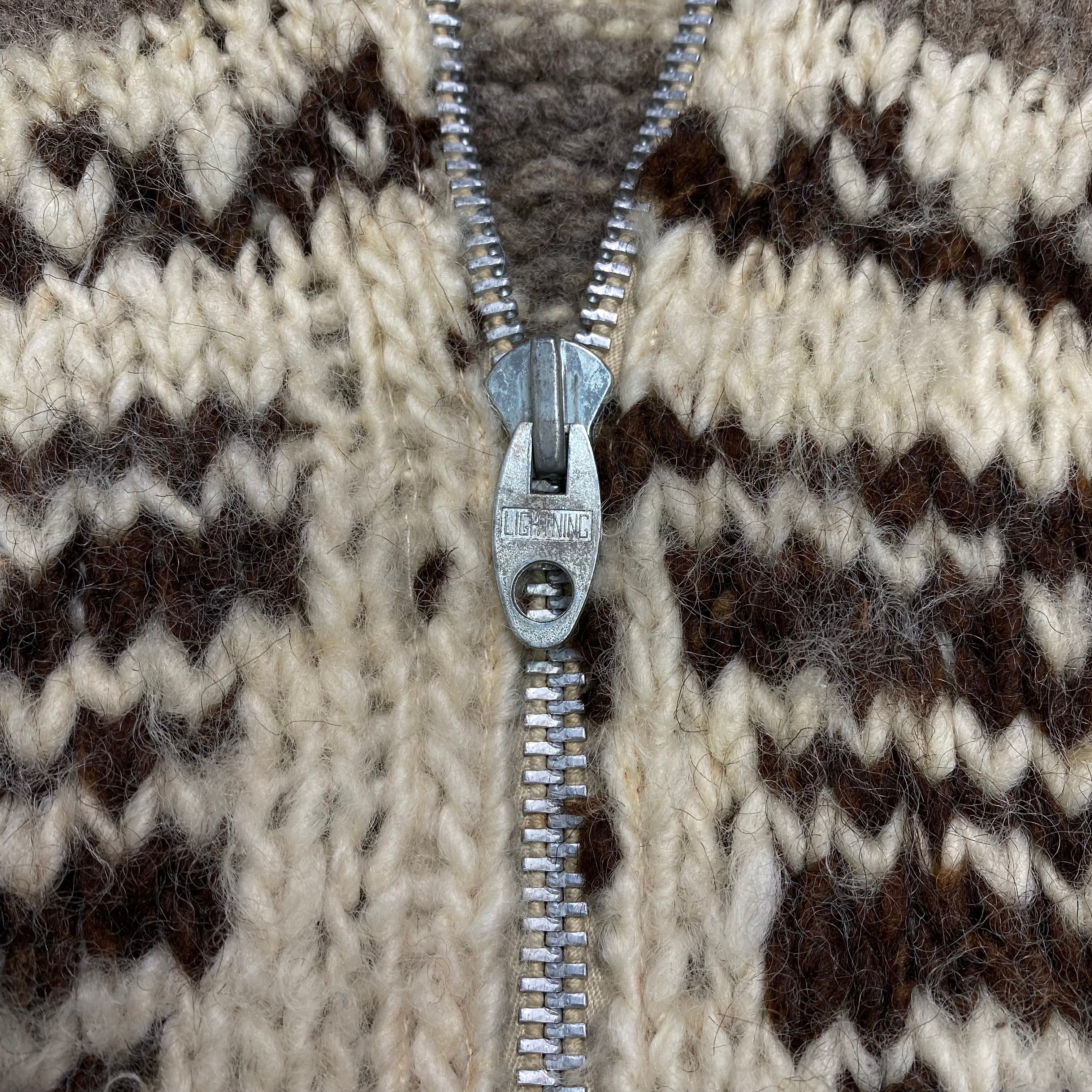Vintage Eagle Cowichan Sweater XL