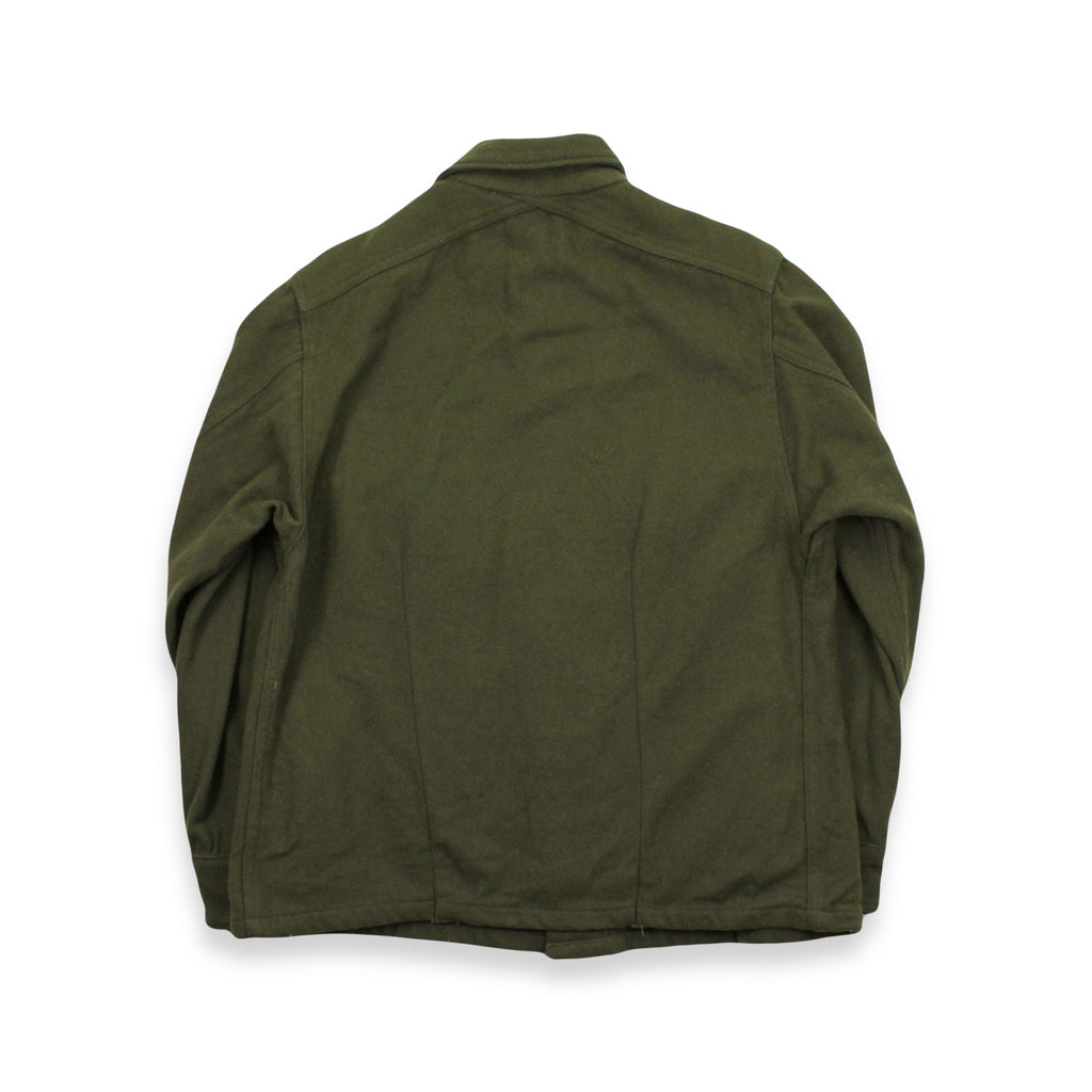 Vintage Military Wool Button Up Shirt M