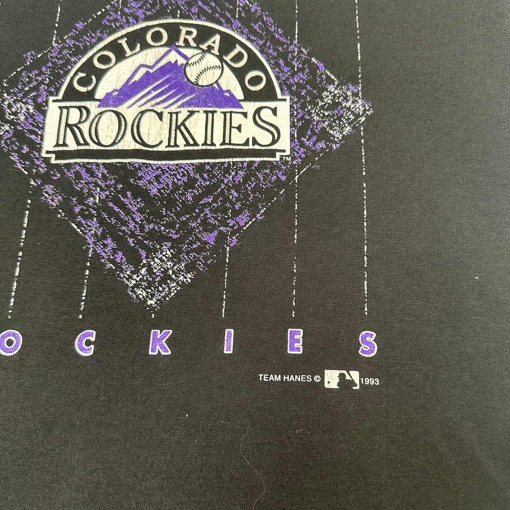 1993 Colorado Rockies MLB Graphic Tee Women's L