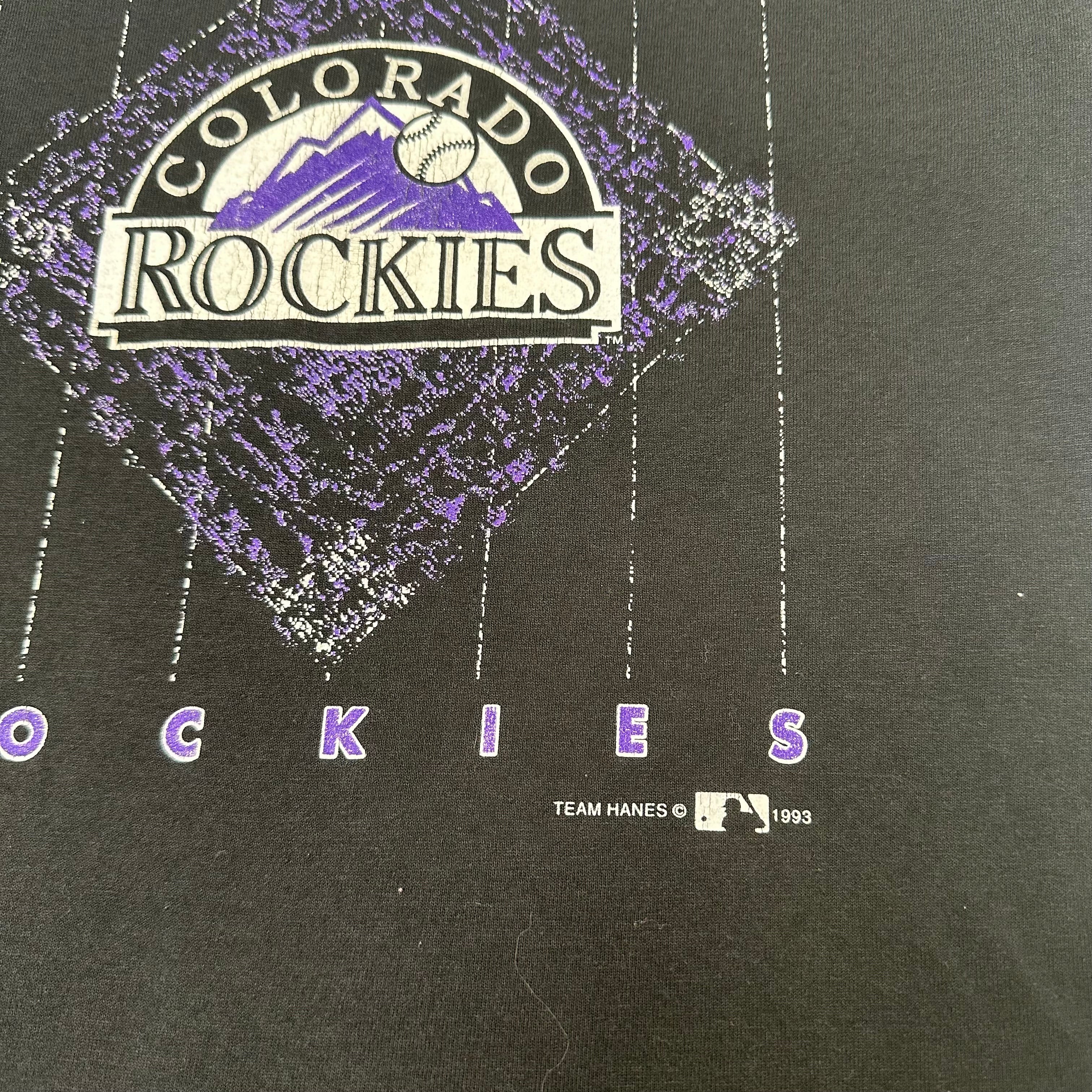 1993 Colorado Rockies MLB Graphic Tee Women's L