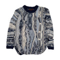 Vintage Coogi 3D Knit Pattern Sweater S