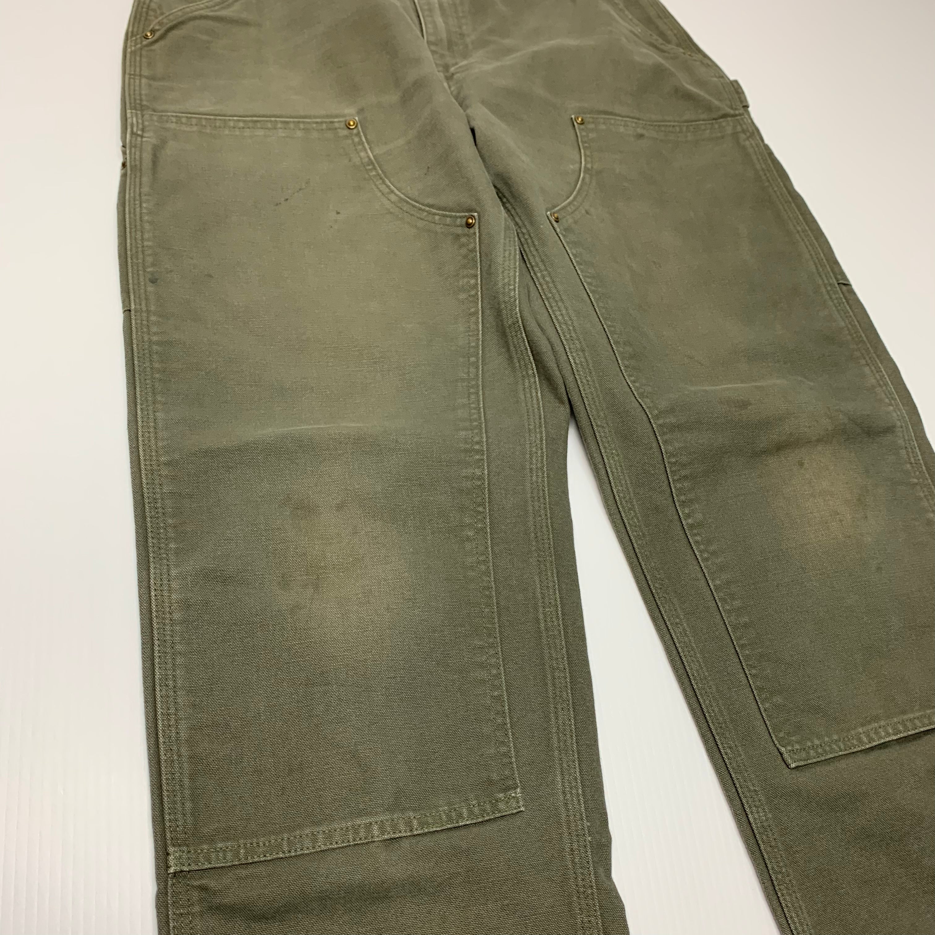 Olive Carhartt Double Knee Denim 34
