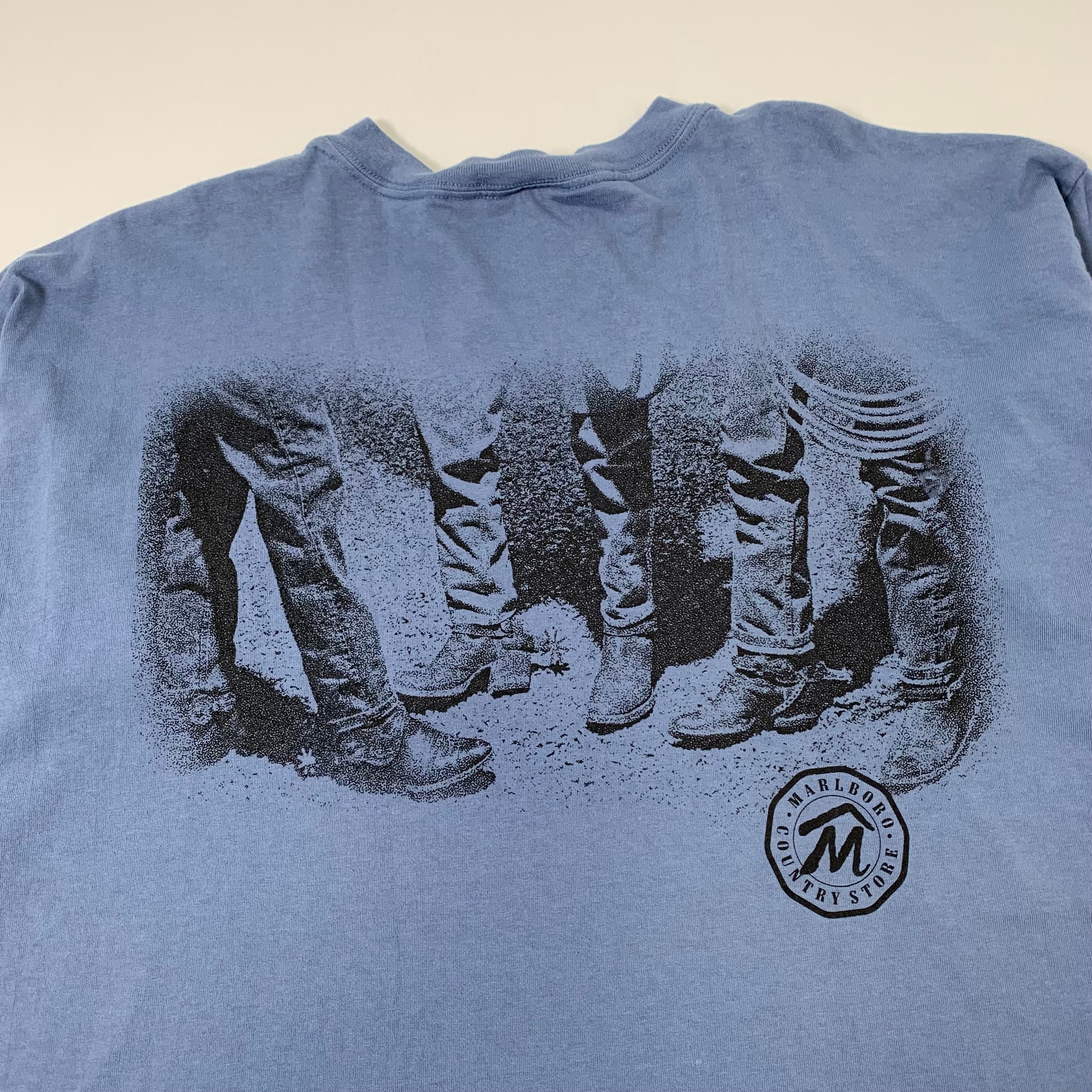 Vintage Marlboro Country Store Cowboy Boots Tee XL