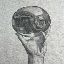 Load image into Gallery viewer, 1991 M.C. Escher Hand With Reflecting Sphere Portrait Tee L
