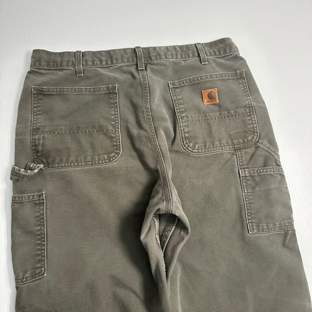 Vintage Carhartt Faded Carpenter Denim 35