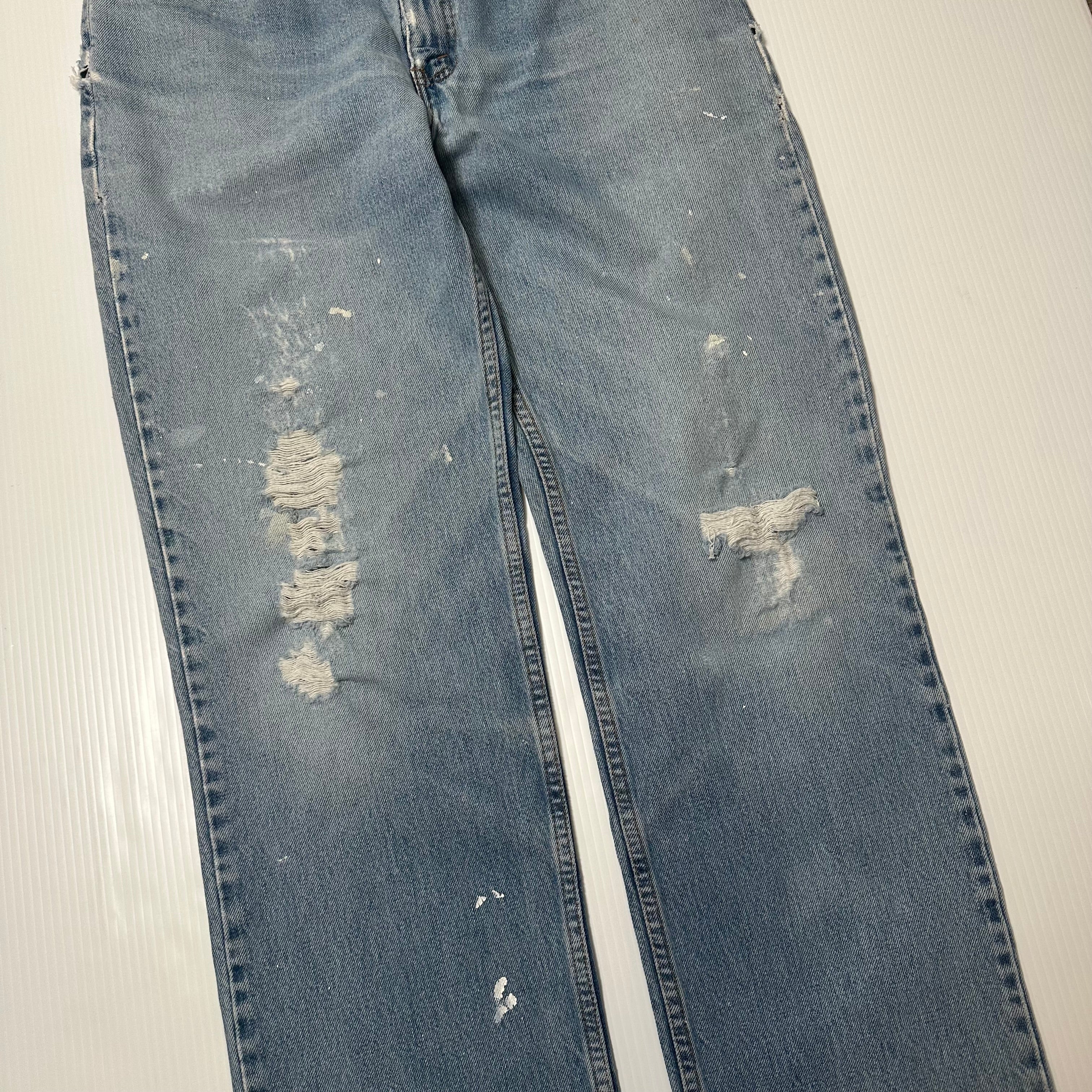 Vintage Levi's Light Wash Distressed Denim 33