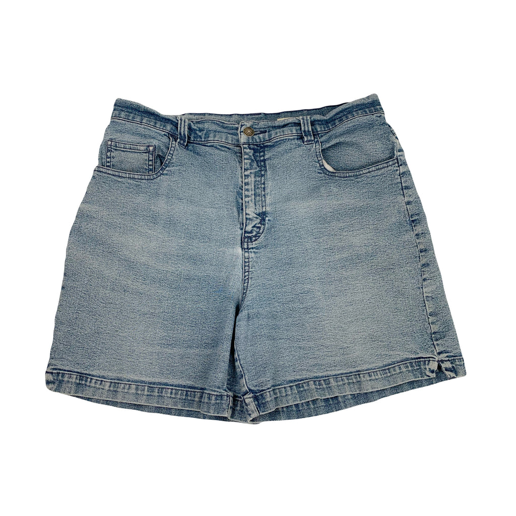 Vintage Penmans Medium Wash Baggy Denim Shorts Women's 14