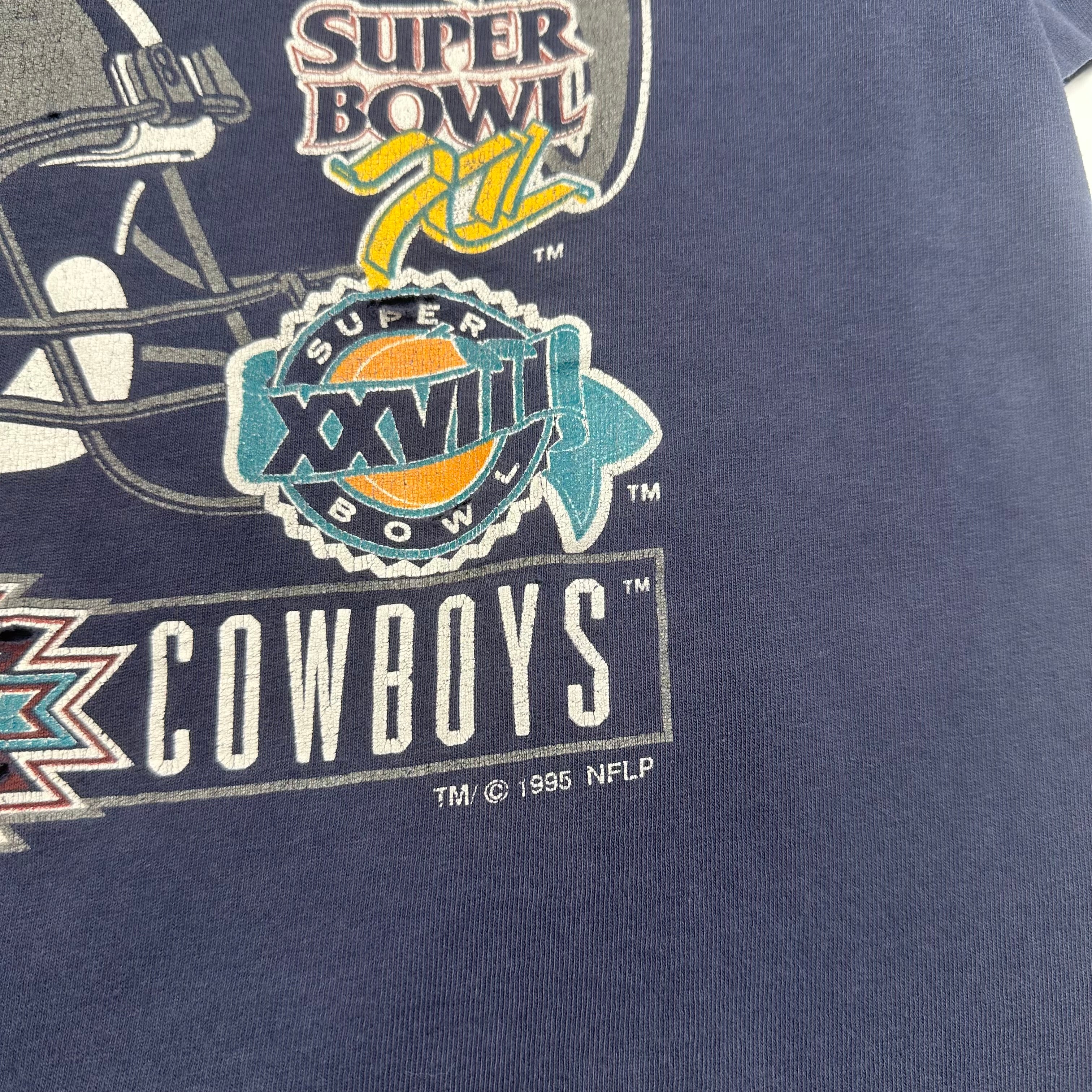 1995 Dallas Cowboys NFL Super Bowl Graphic Tee M