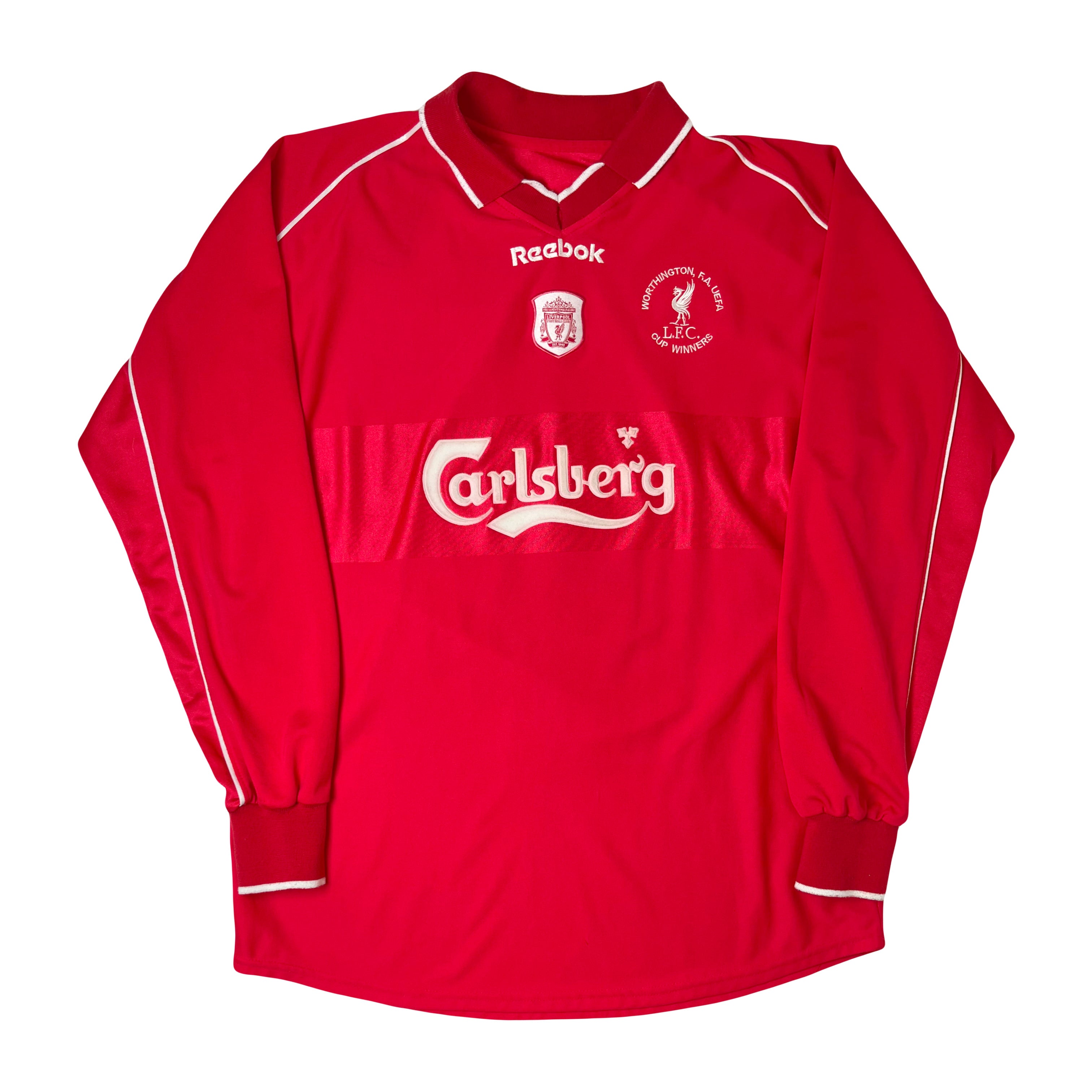 1996 Reebok Liverpool FA Cup Winners Michael Owen Jersey XL