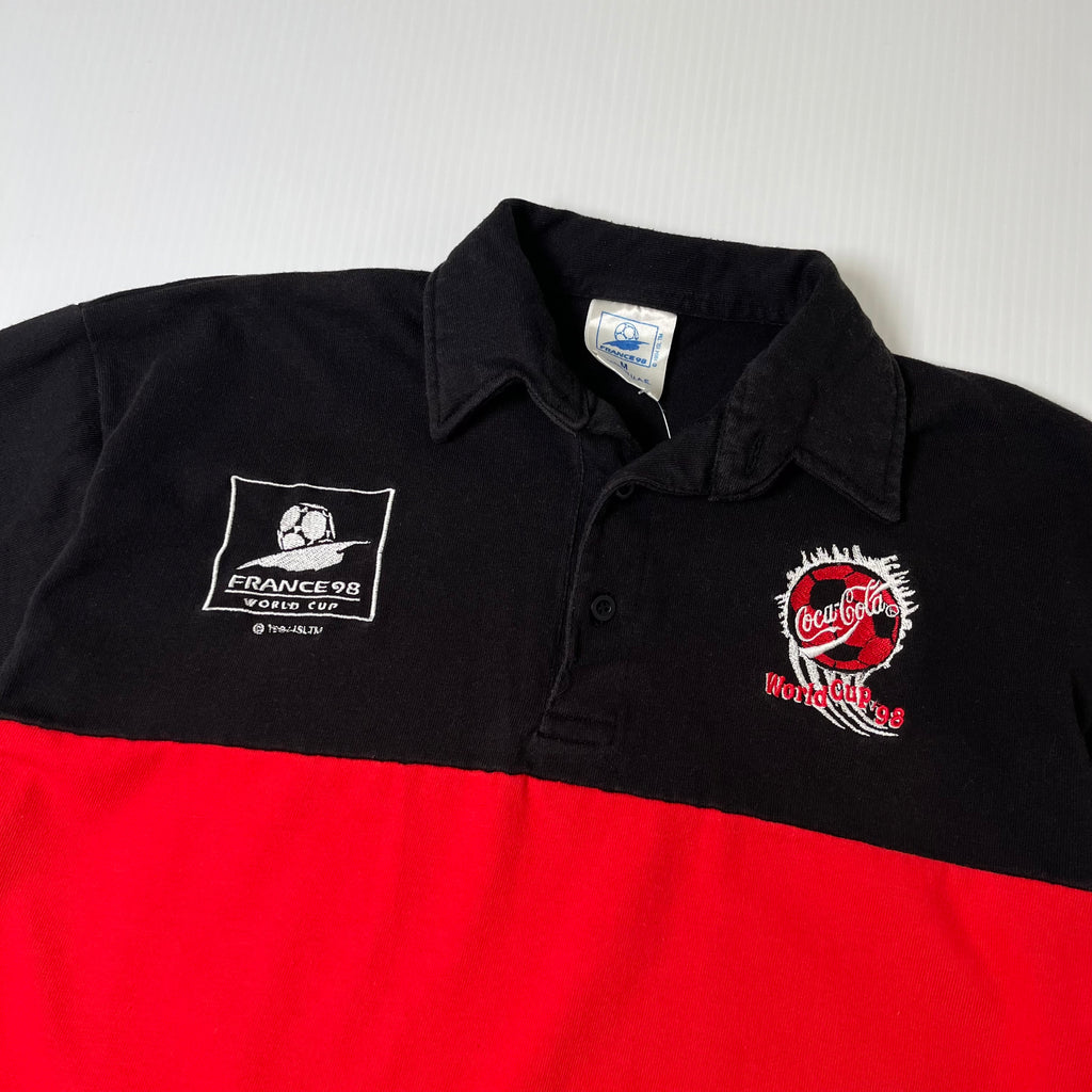 Vintage Coca-Cola World Cup France 1998 Polo M